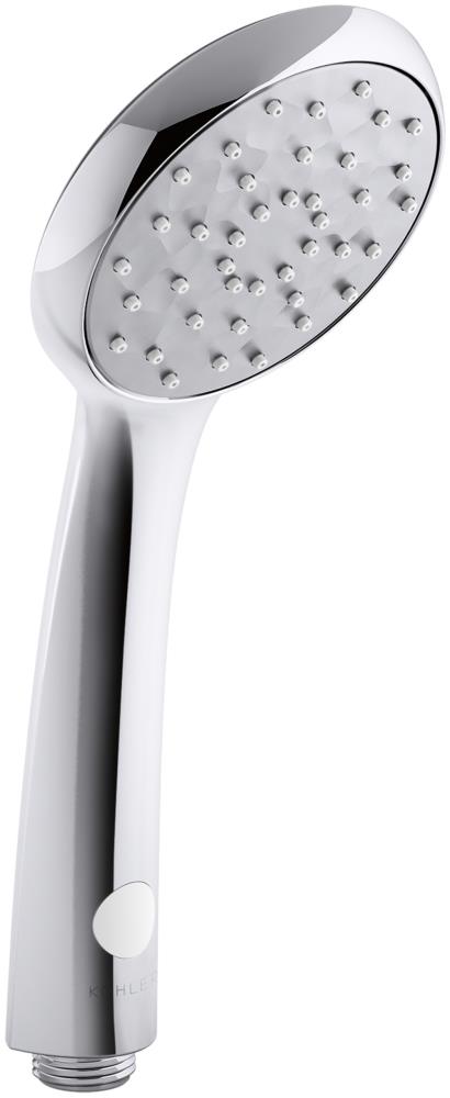 KOHLER 99248-CP Awaken 1 -Spray Polished Chrome 3.75-in Round Handheld Shower Head 2 GPM
