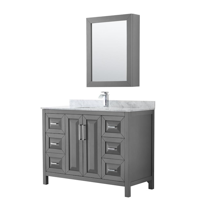 Undermount Single Sink Bathroom Vanity, 48 Inch Single Sink Bathroom Vanity Cabinet