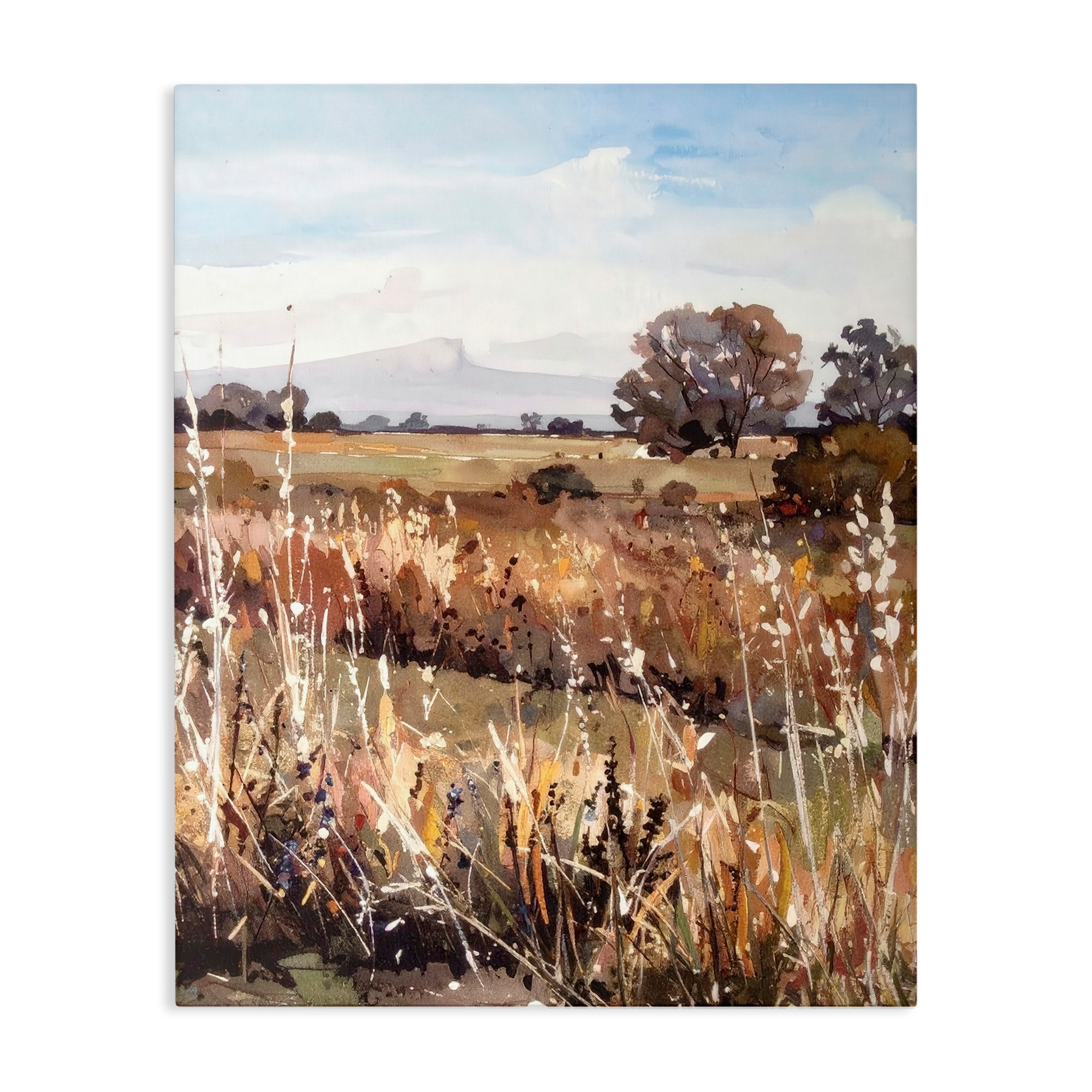 Stupell Industries - Peaceful Meadow Expression Canvas Art 30 x 40