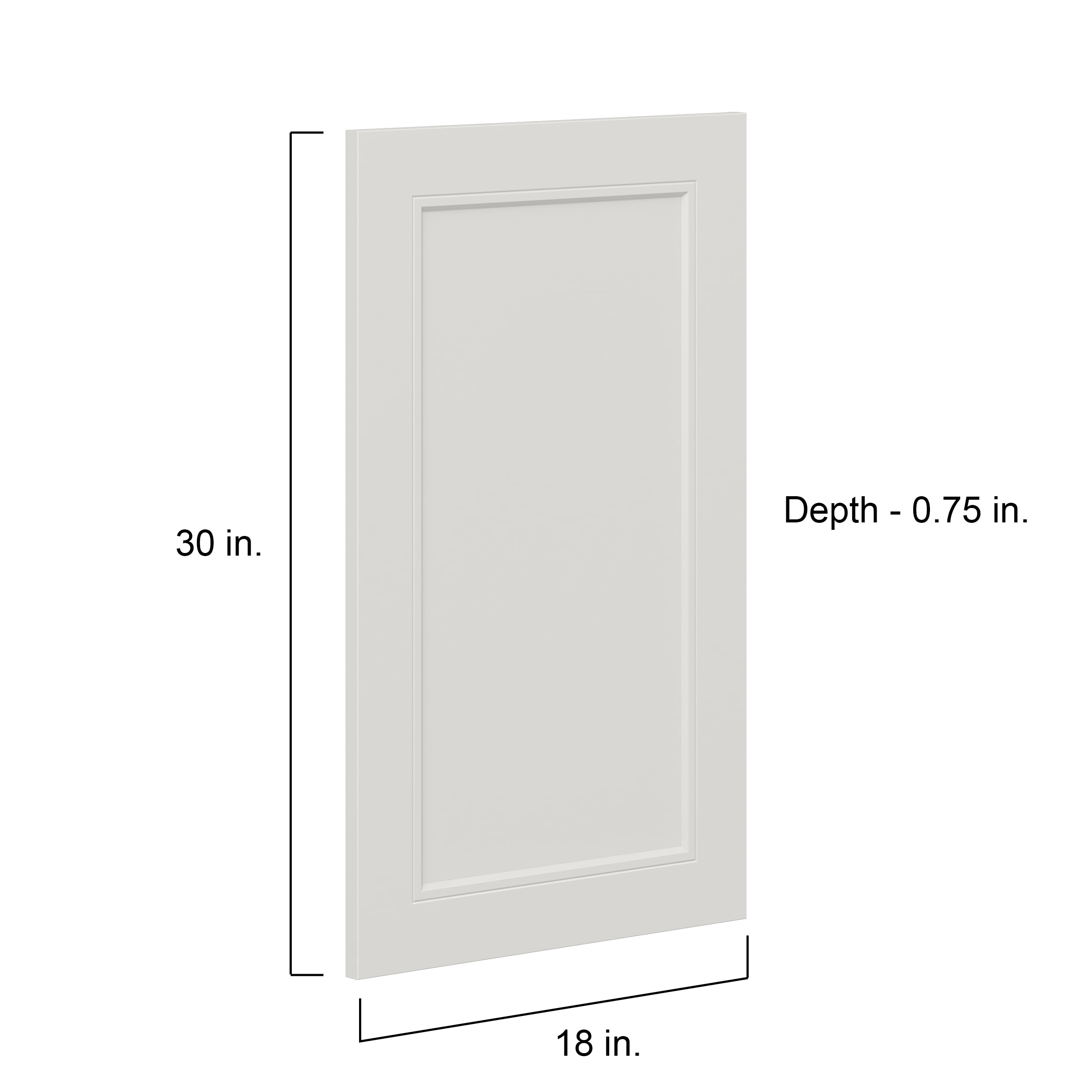 Hugo&Borg DSDR1830-BE Kitchen-Cabinet-Doors - View #4