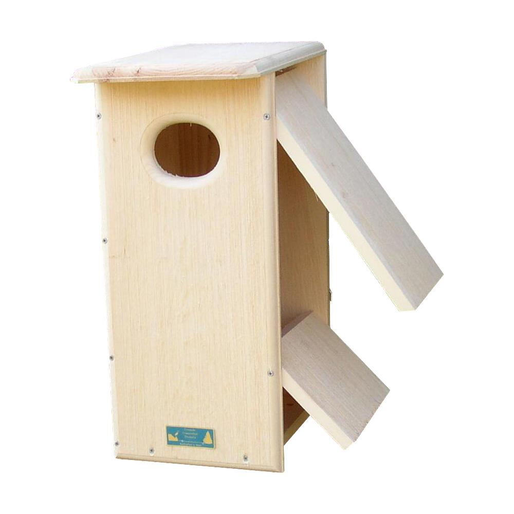 Coveside Conservation 24.25-in H Unfinished Pine Wood Nesting Box Bird ...