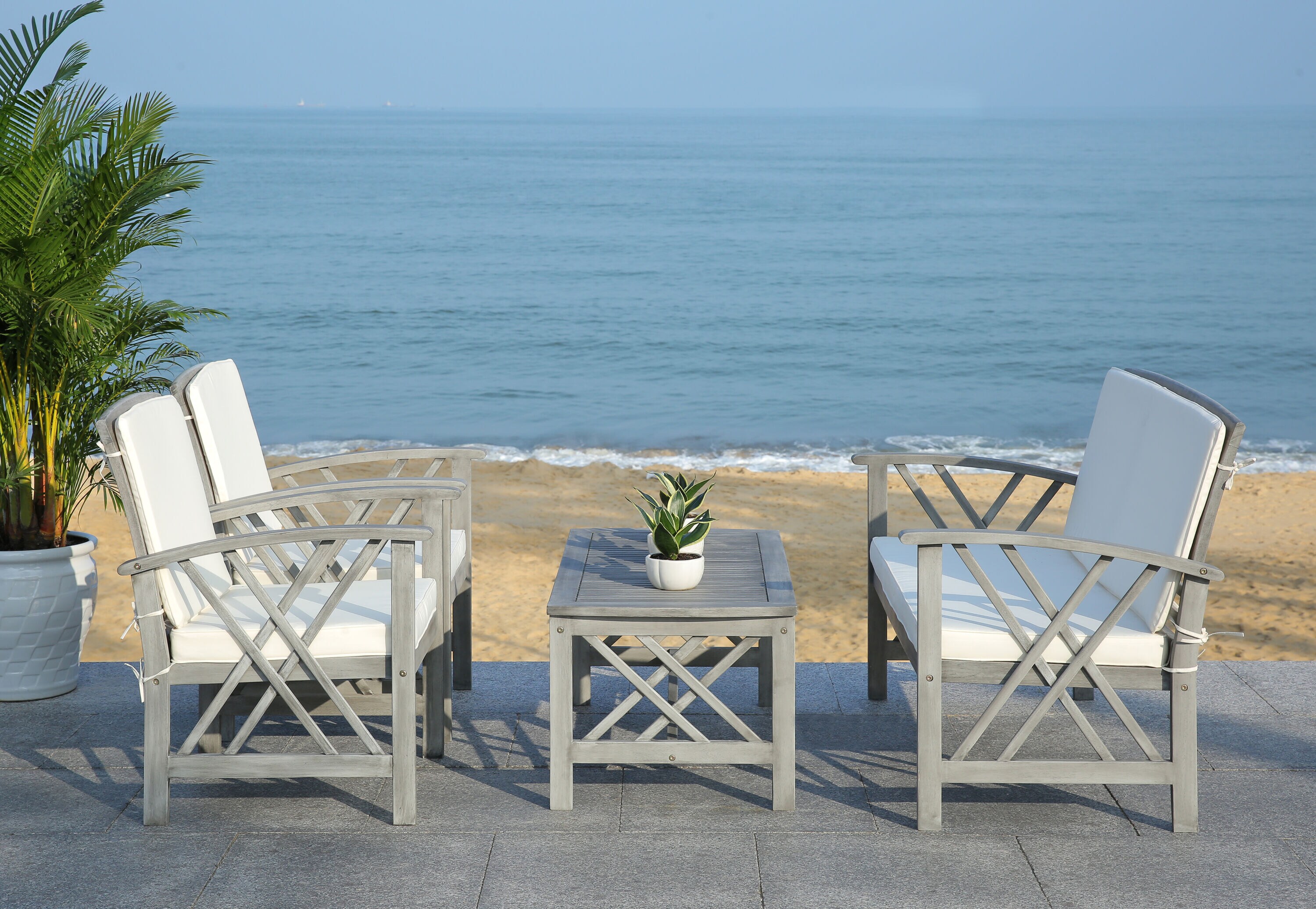 Safavieh PAT7008B Patio-Conversation-Sets - View #13