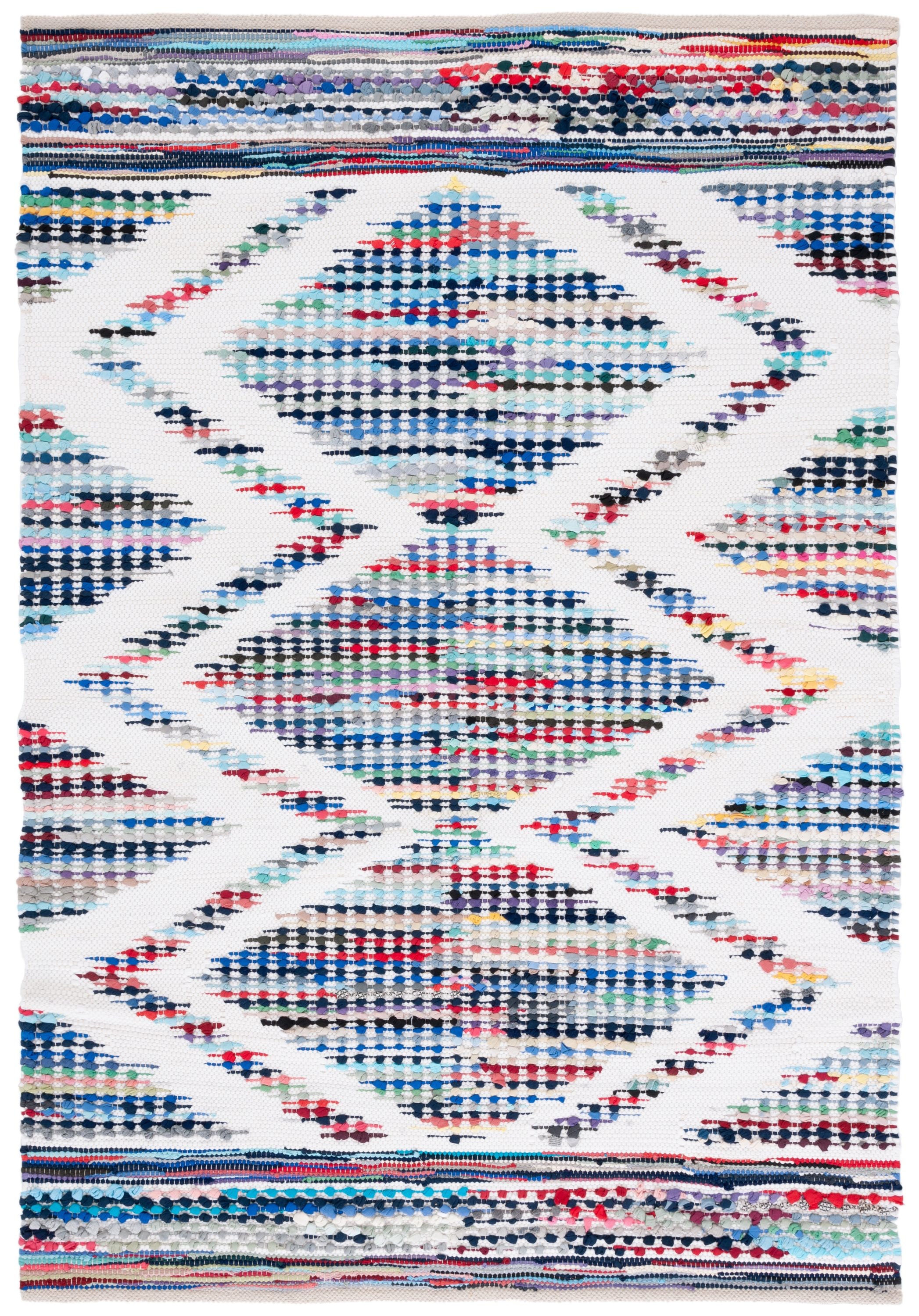 Ivory Coastal Essence Handwoven Cotton & Synthetic 8' x 10' Rug