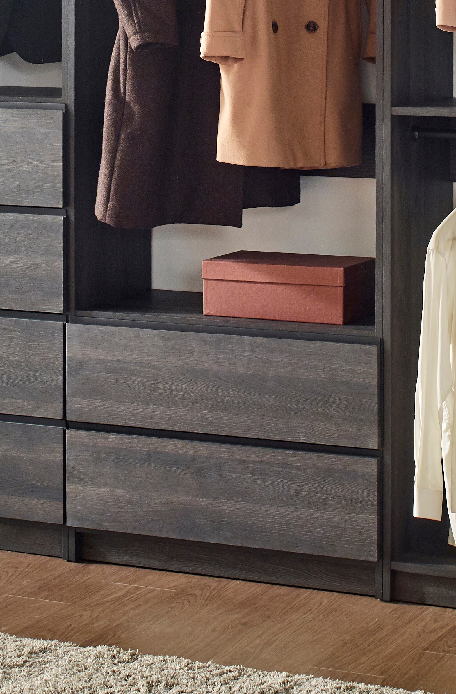 Klair Living PROSPER-ECDA BLK Wood-Closet-Kits - View #7