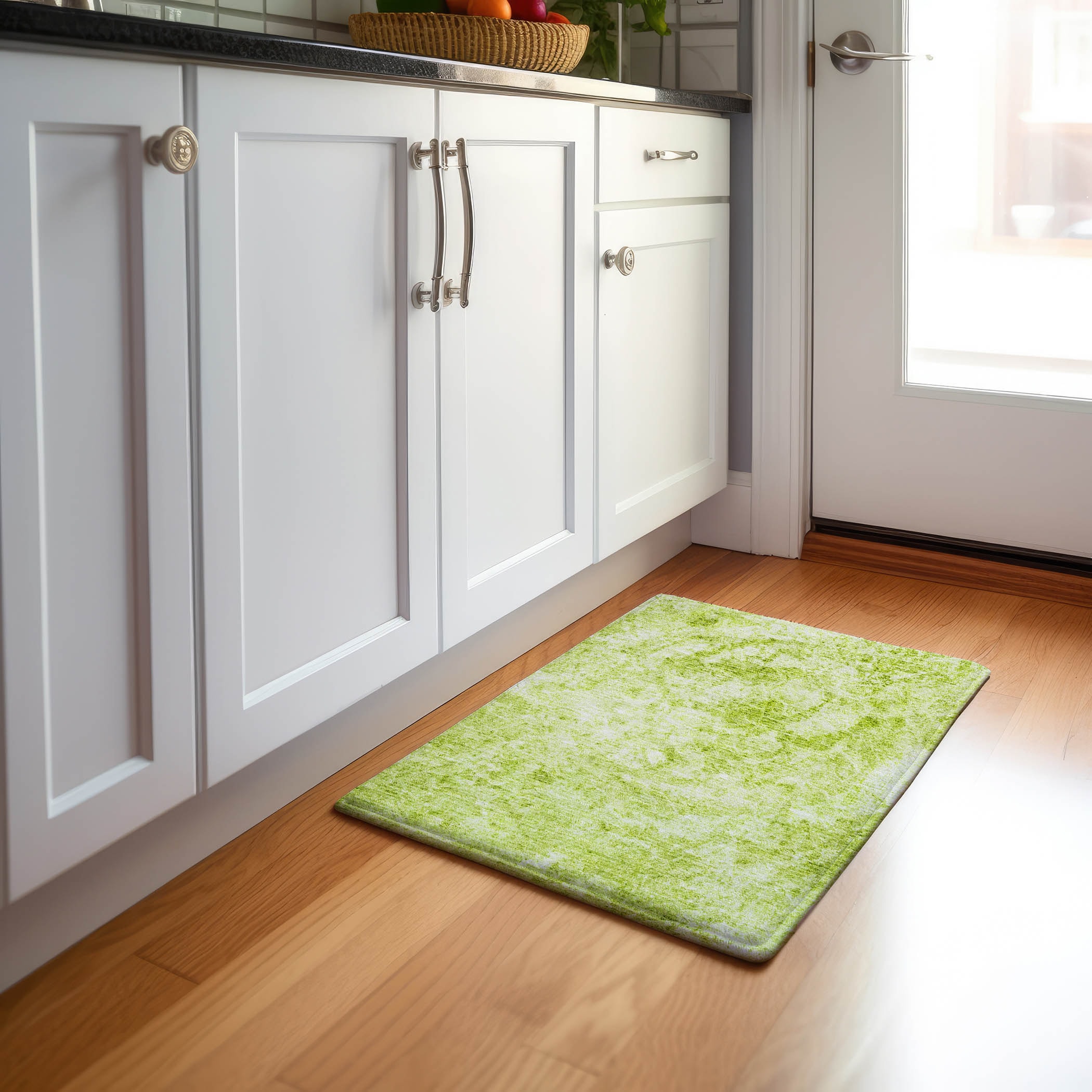 Addison Rugs AMF531KH8RO Mayfield AMF531KH 8 x 8 (ft) Loomed Polyester Khaki Round Indoor Geometric Machine washable Area rug