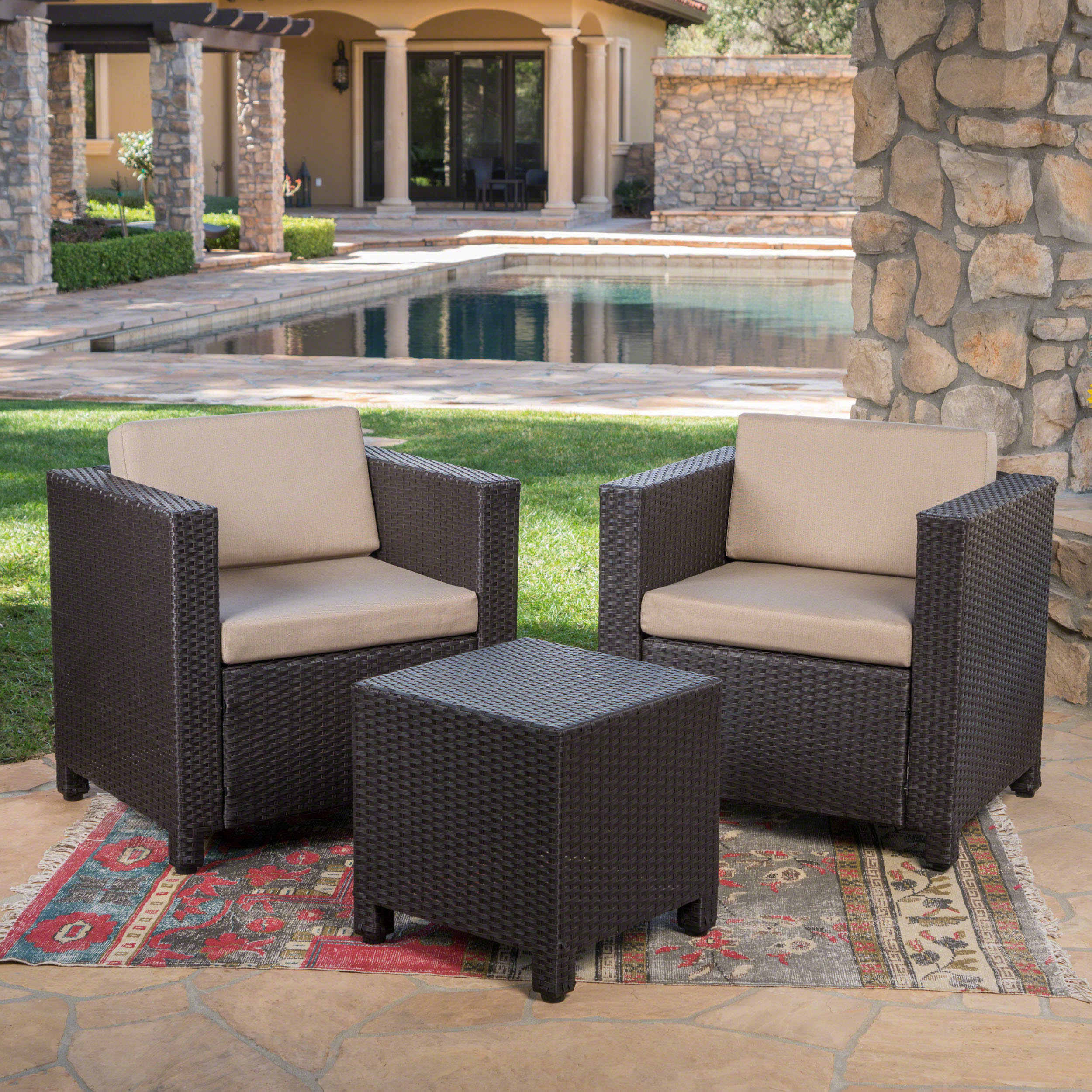 Christopher Knight Home 300686 Patio-Conversation-Sets - View #4