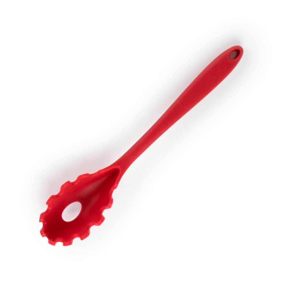 CHEER COLLECTION 6 Piece Red Silicone Spatula Set, For Nonstick Cooking and  Baking CC-6PCSPATSET-RD - The Home Depot