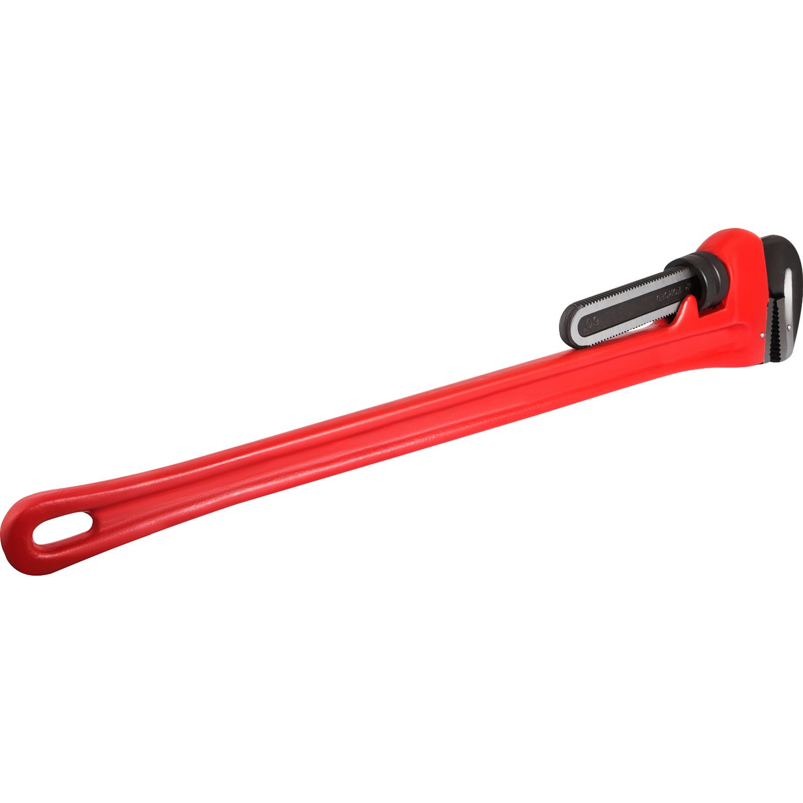 Slickblue 60-in Steel Pipe Wrench with Adjustable Jaw Precision Teeth and I-Beam Handle for Home Plumbing