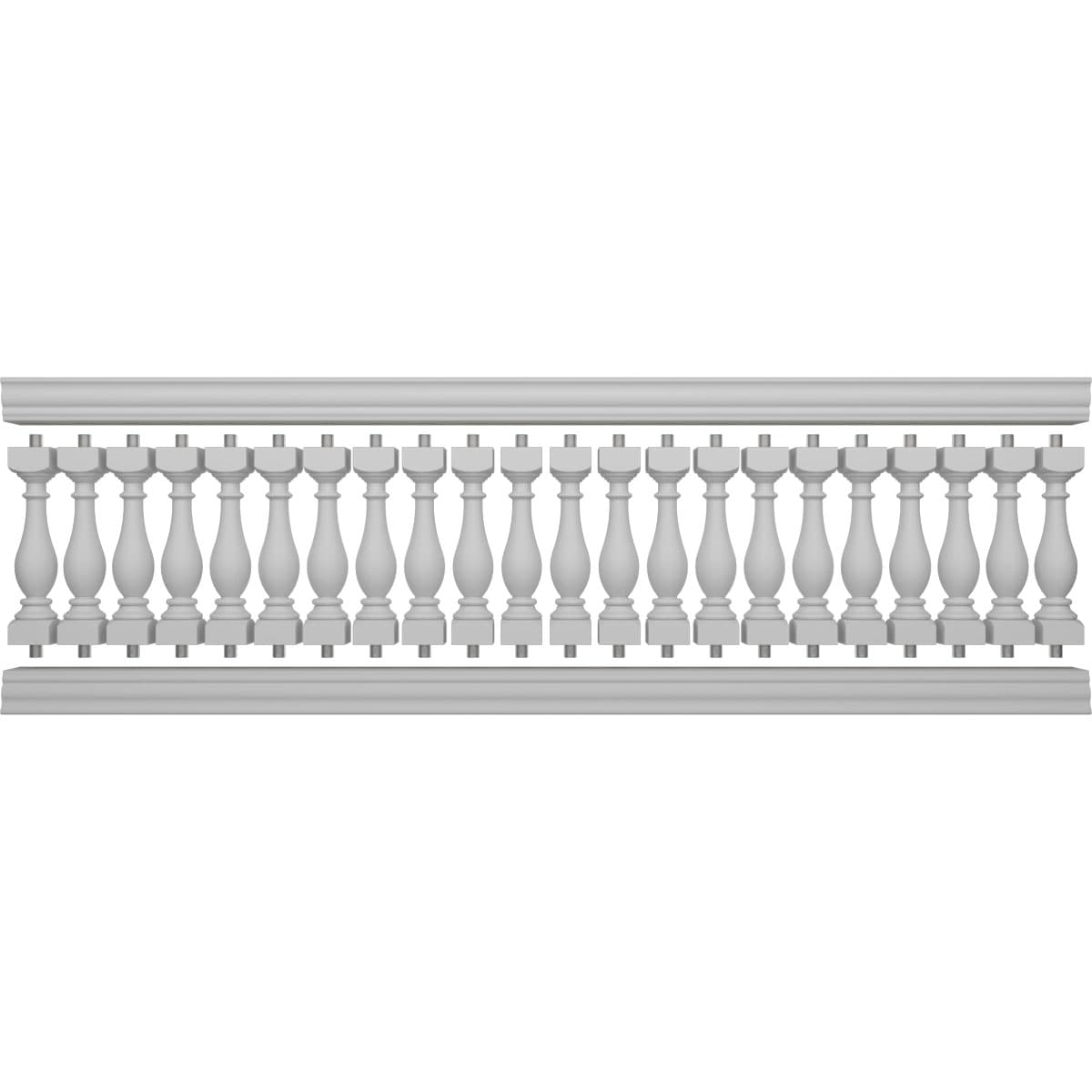 Ekena Millwork BALK38X132LGG railings - View #5