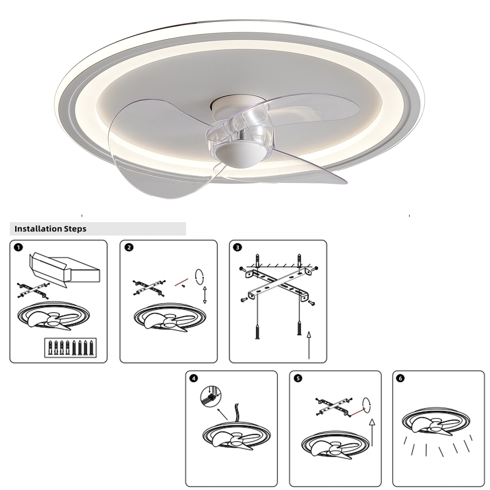 Oukaning HG-HCXLST-4666-US Ceiling-Fans - View #15