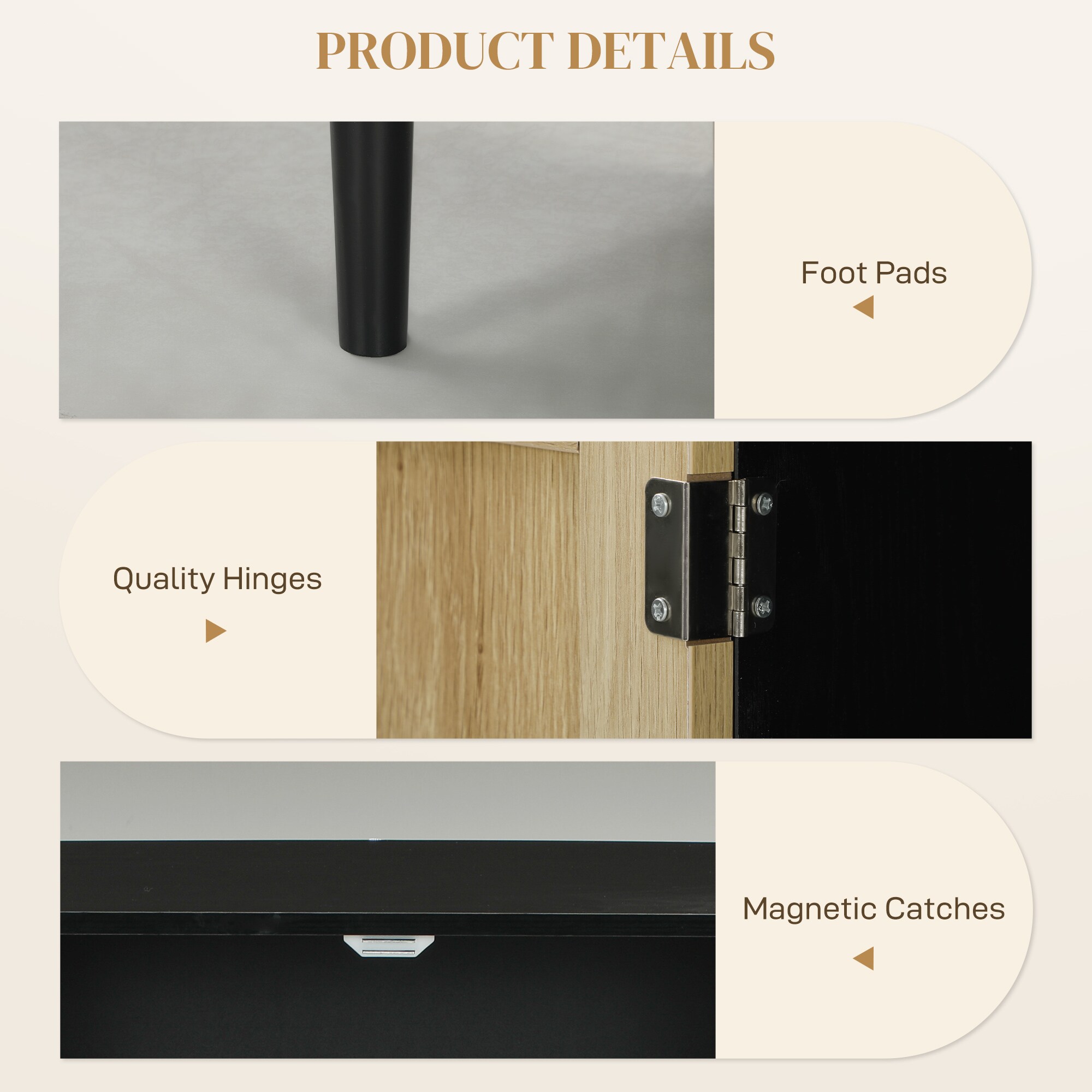 HomCom 83B-204V80BK Cabinets-Kitchen - View #8