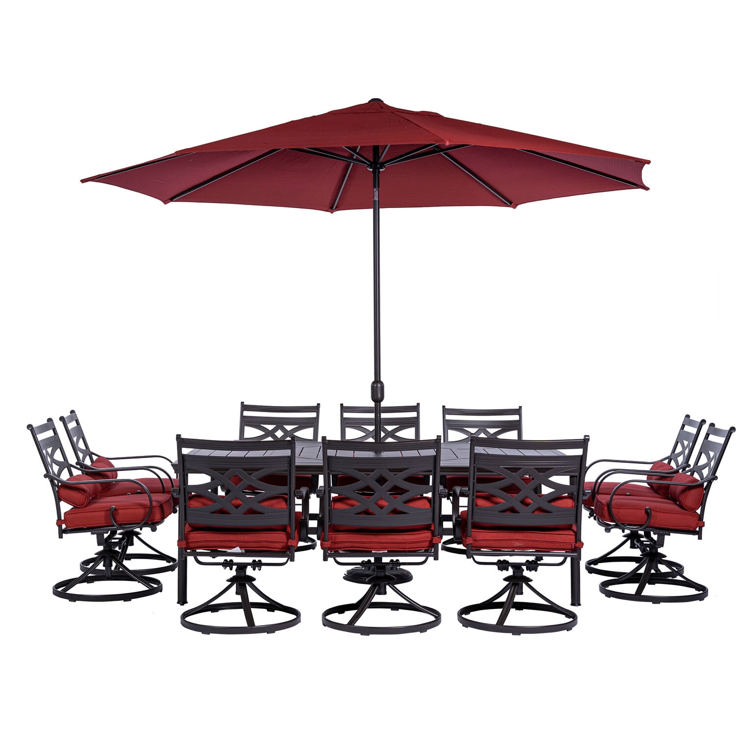 Hanover MCLRDN11PCSW10-SU-C Patio-Dining-Sets - View #2