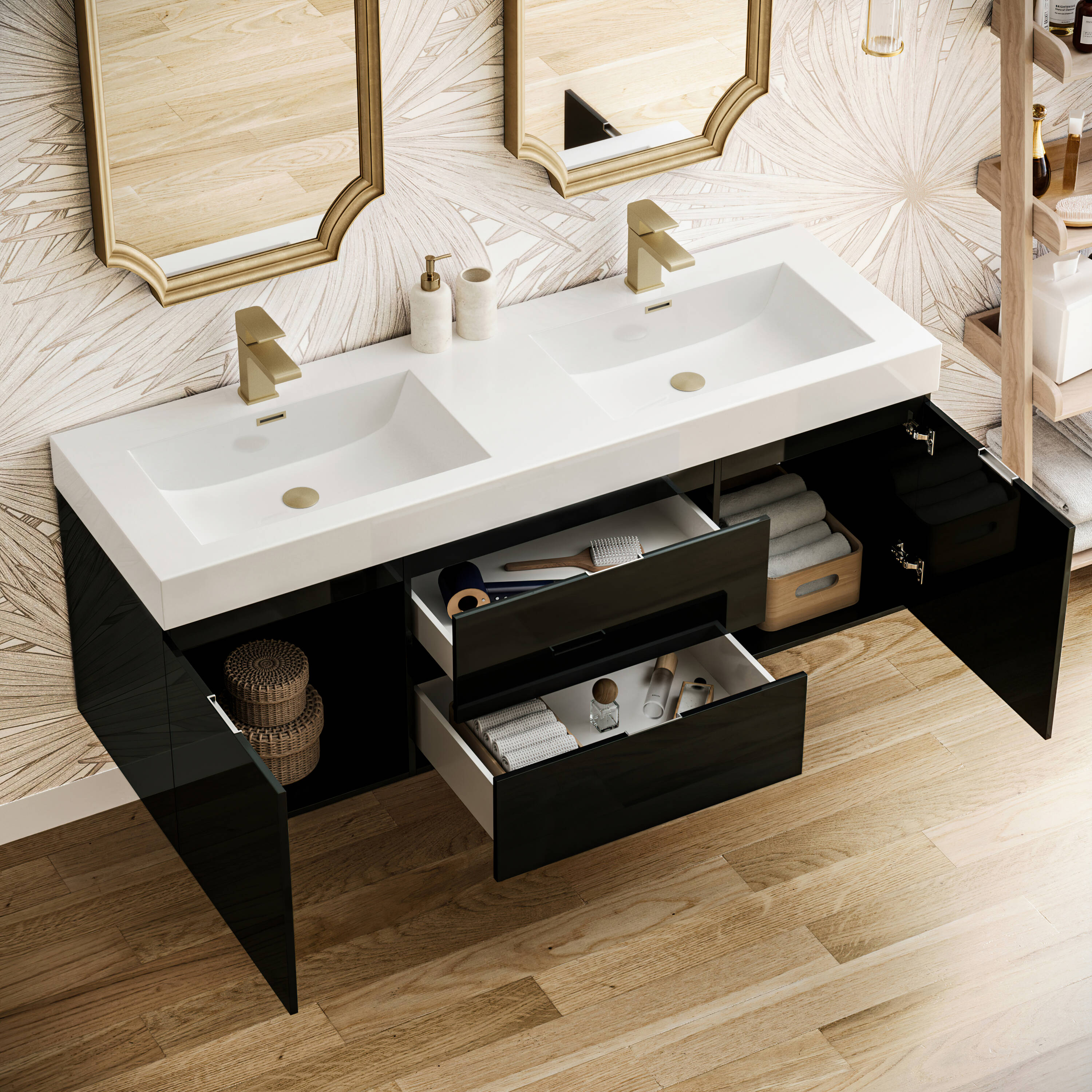 Fresca FCB8360GG-D-I Bath-Vanity-Combo - View #3