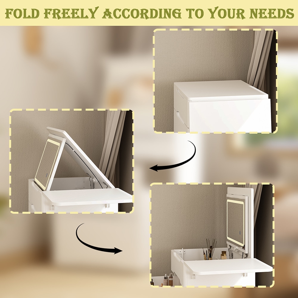 Homsee C-KF210303-01 Bedroom-Vanities - View #12