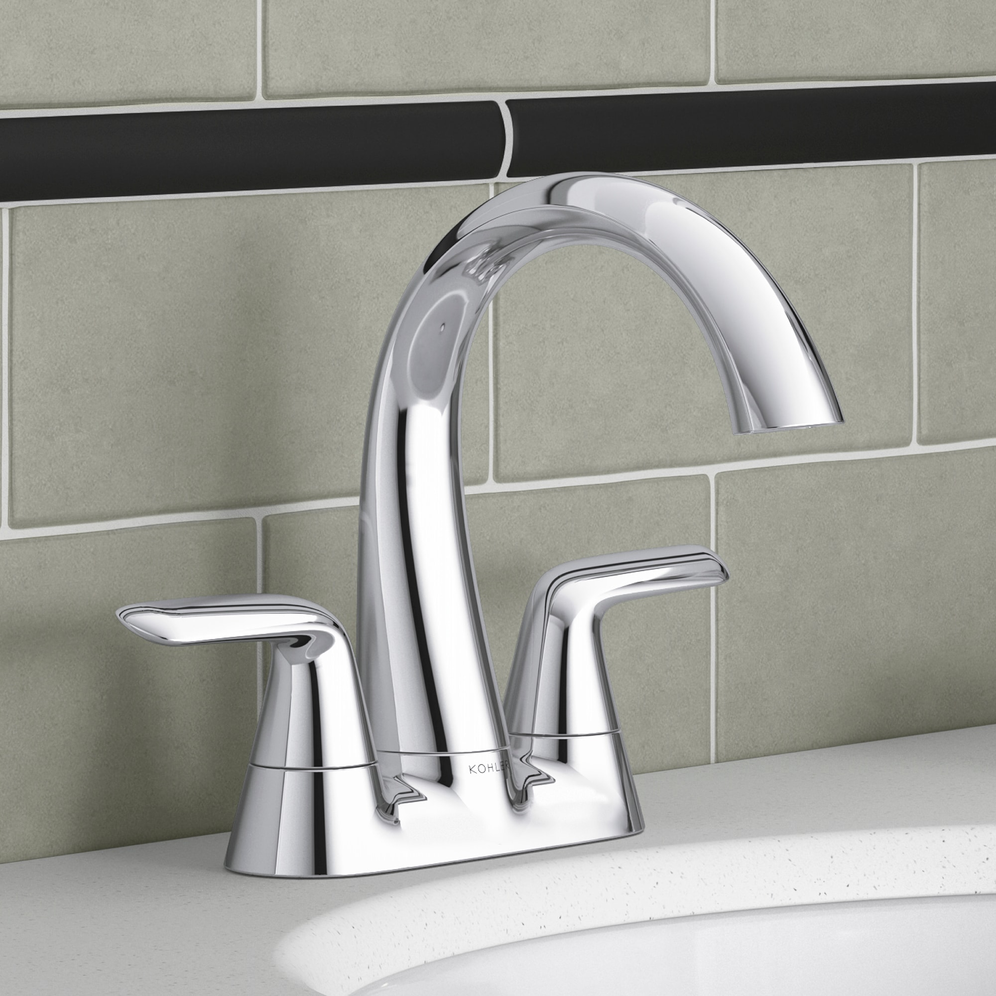 Kohler ?12182-CP Fairfax Bathroom Faucet, Polished Chrome 