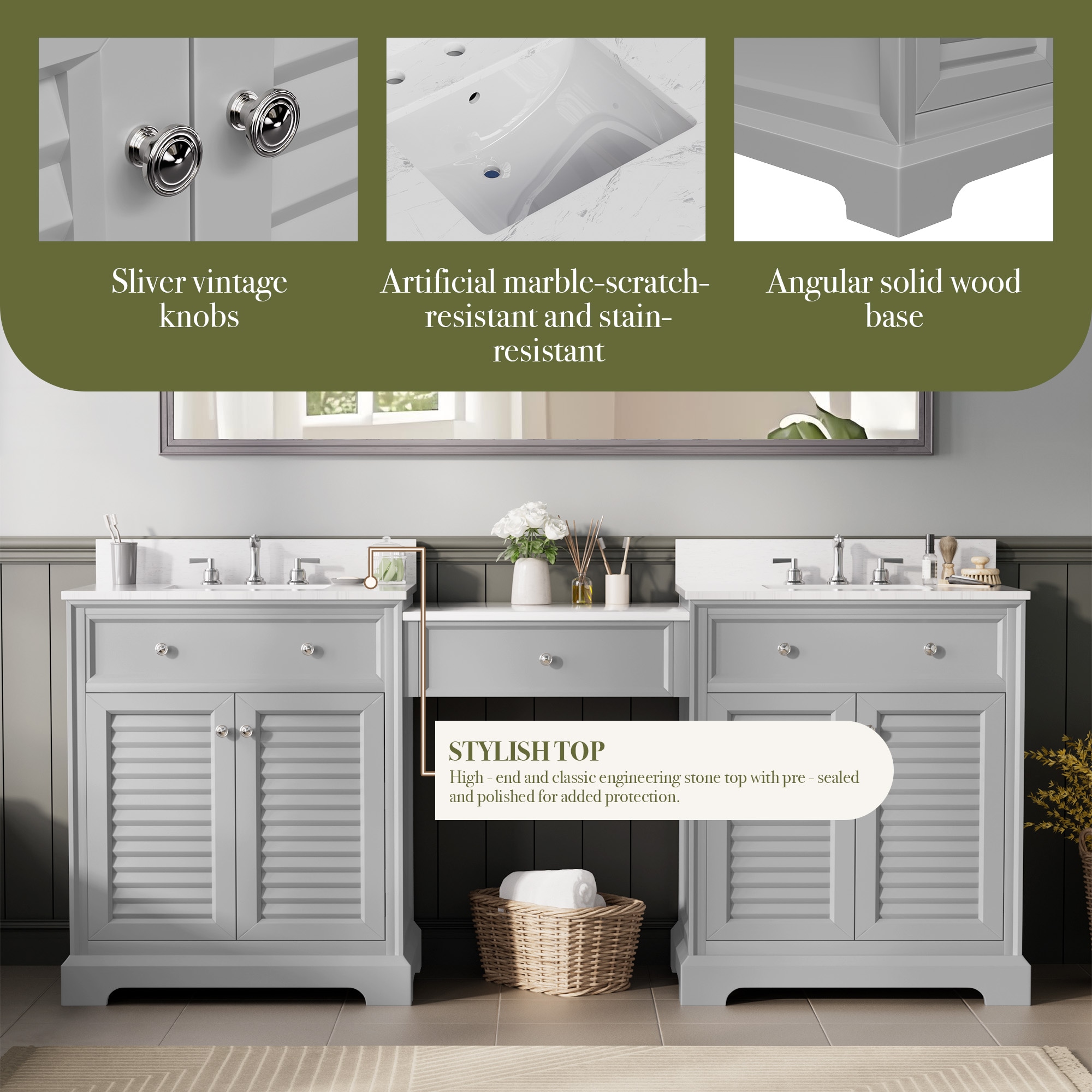 Serwall JYKD-YM Bath-Vanity-Combo - View #5