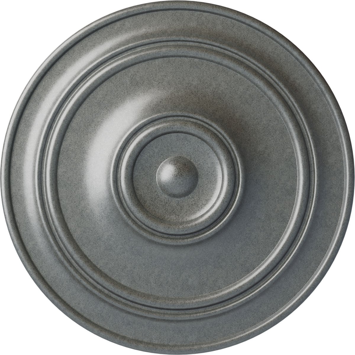 Ekena Millwork CM40CLPLS Small Classic 40.25-in W x 40.25-in L Painted Platinum Polyurethane Whole Ceiling Medallion