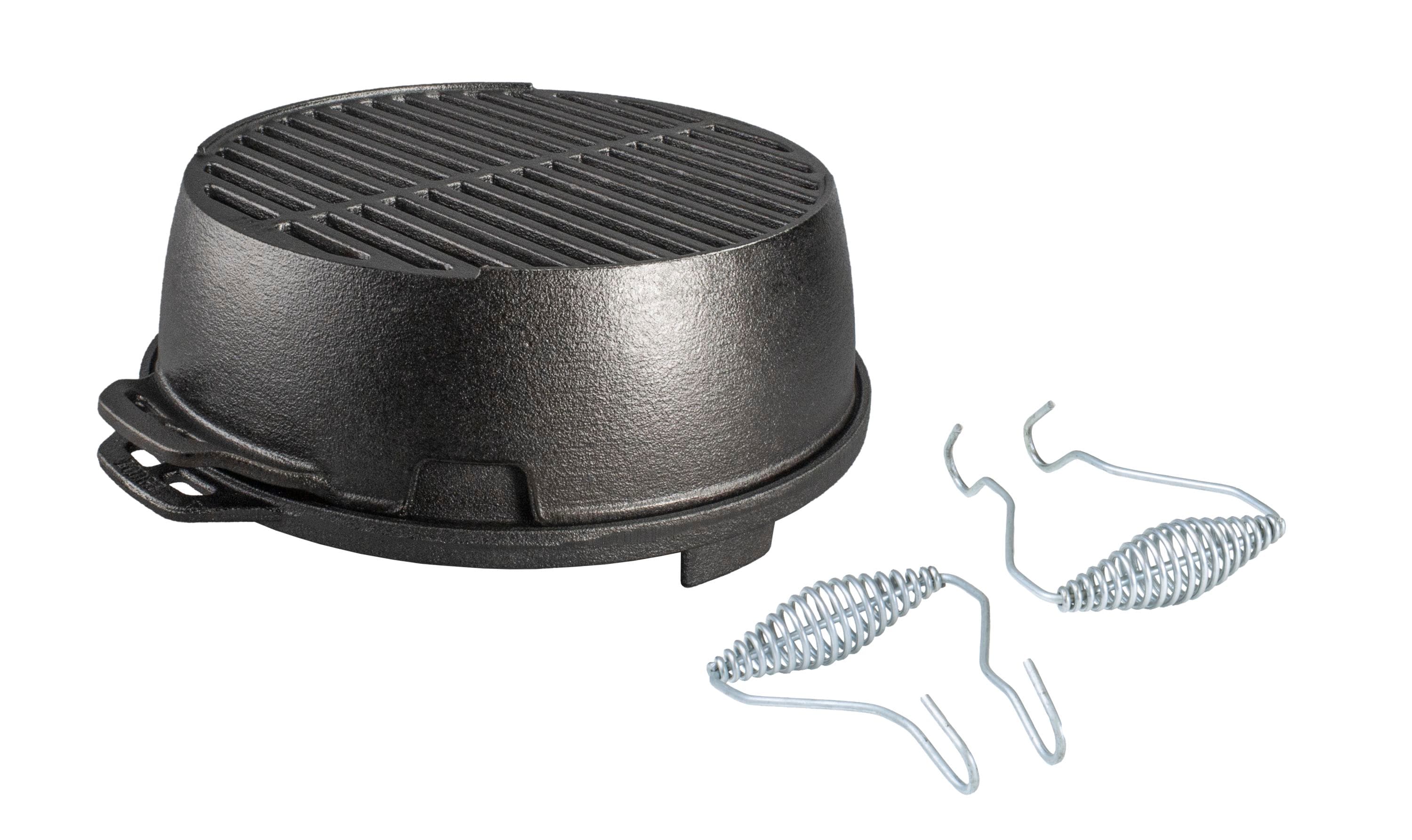 Lodge Cast Iron L12RG Kickoff Black Portable Charcoal Grill