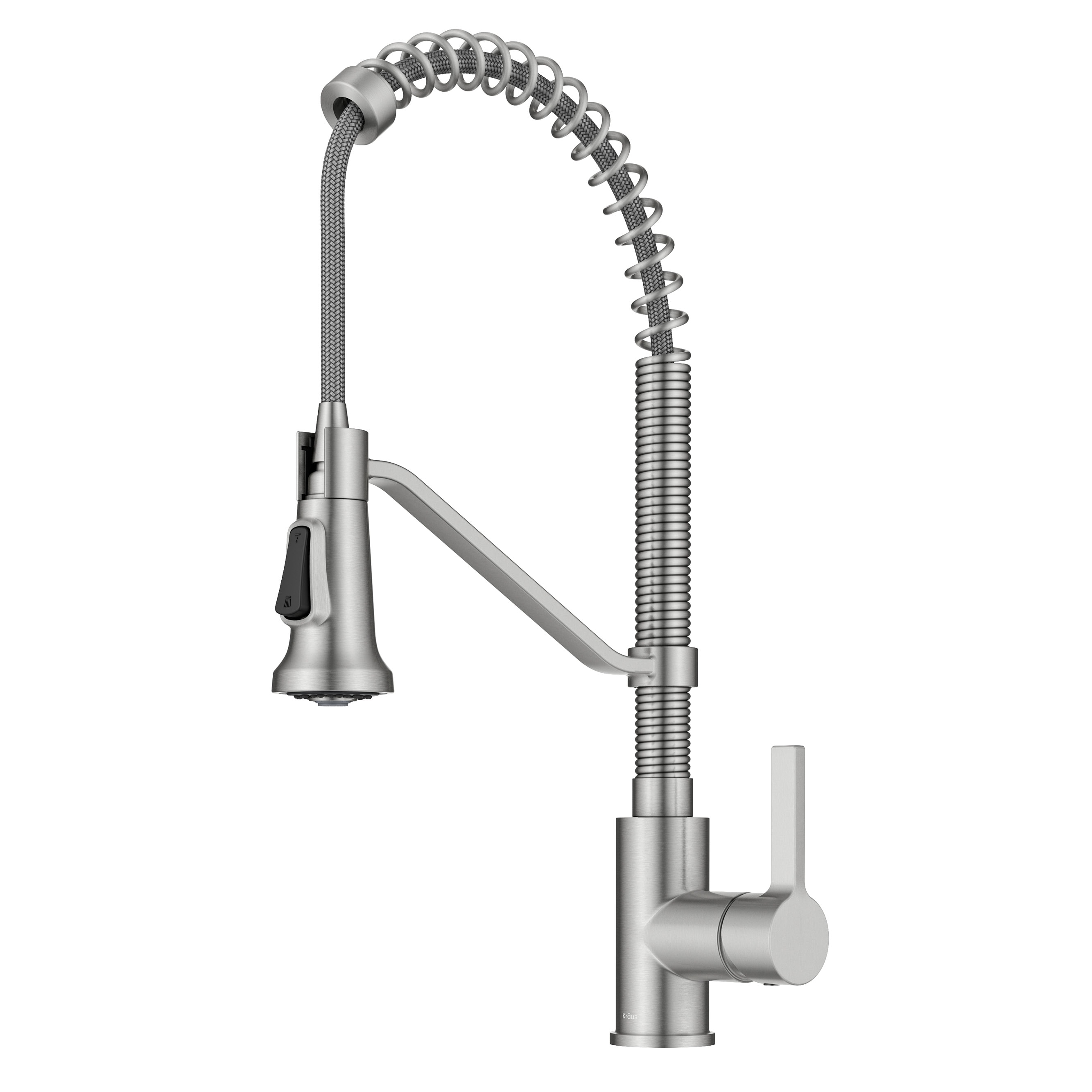 Britt Spot-Free Stainless Steel Commercial Style Pull-Down Kitchen Faucet