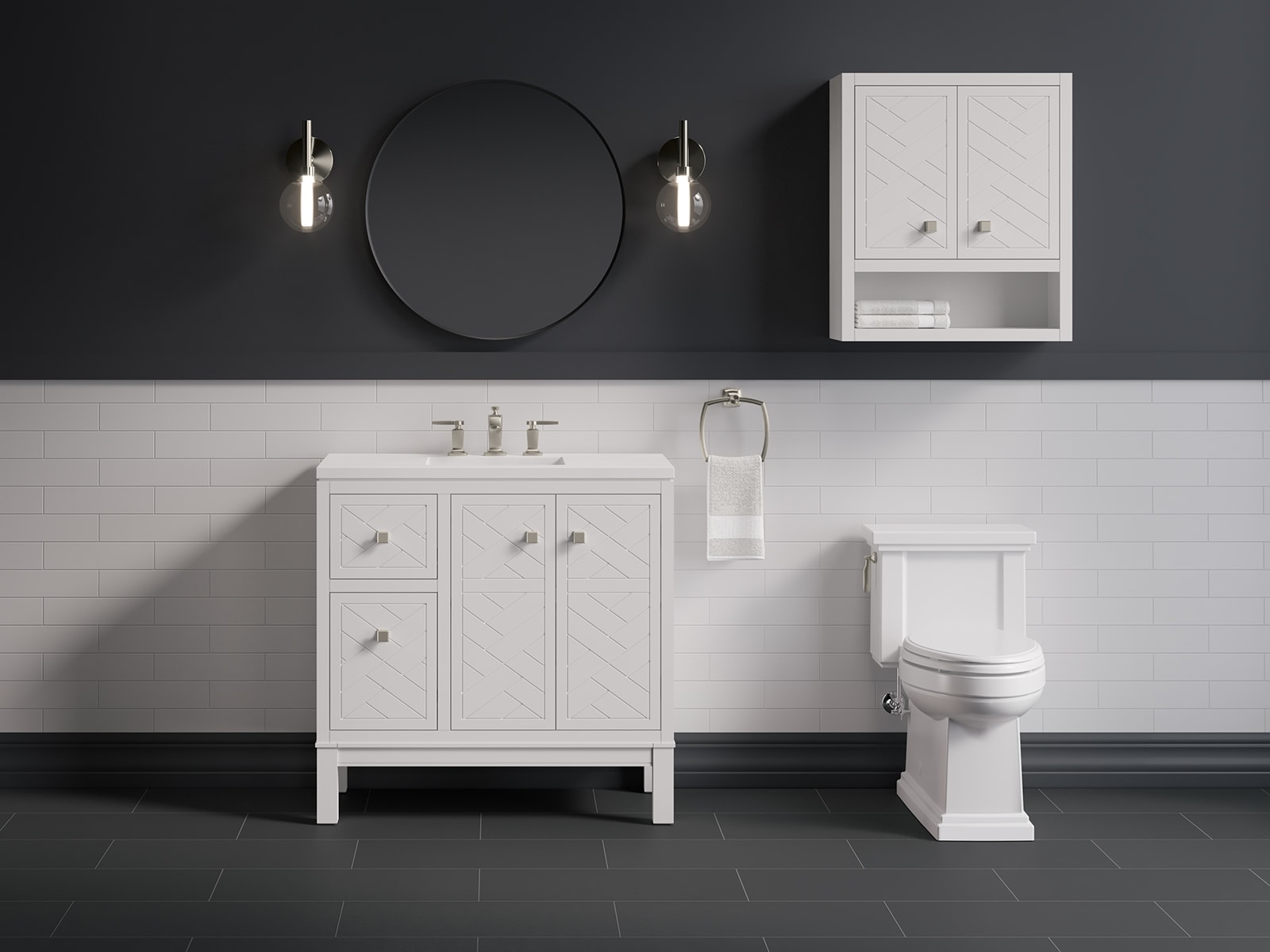 KOHLER 33533-ASB-0 Bathroom-Wall-Cabinets - View #3