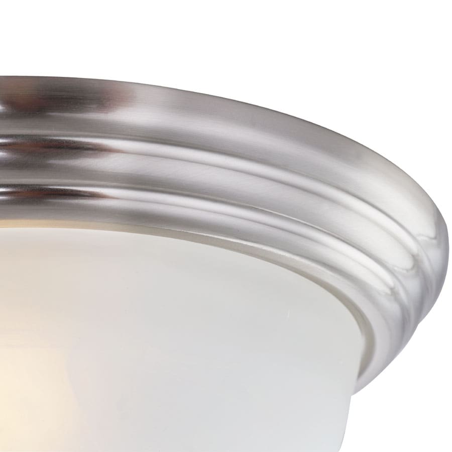 Project Source 1-Light Brushed Nickel Led Flush Mount Light FJ06-068 at ...