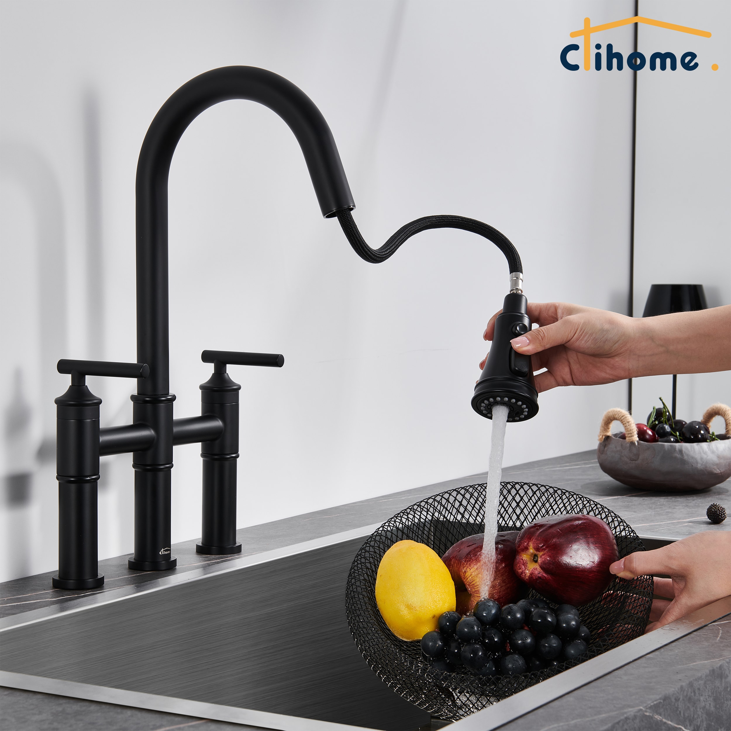 Clihome DG-KF02MB Kitchen-Faucets - View #4