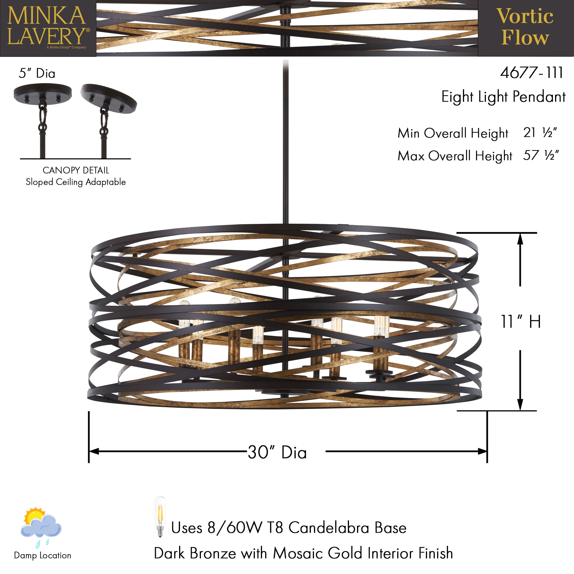Minka Lavery 4677-111 Pendant-Lights - View #4