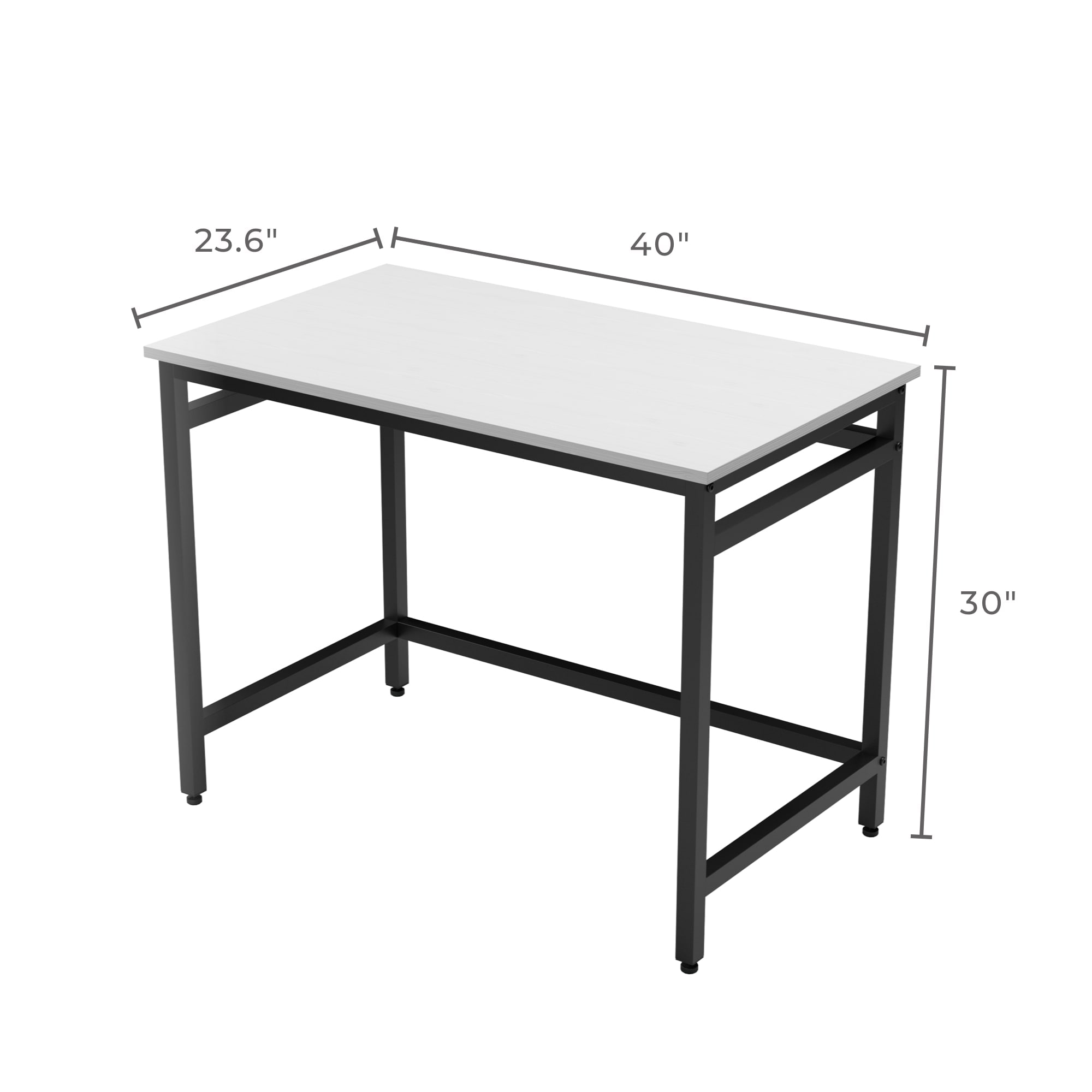 Brookside BS0004DSK40WH desks - View #3