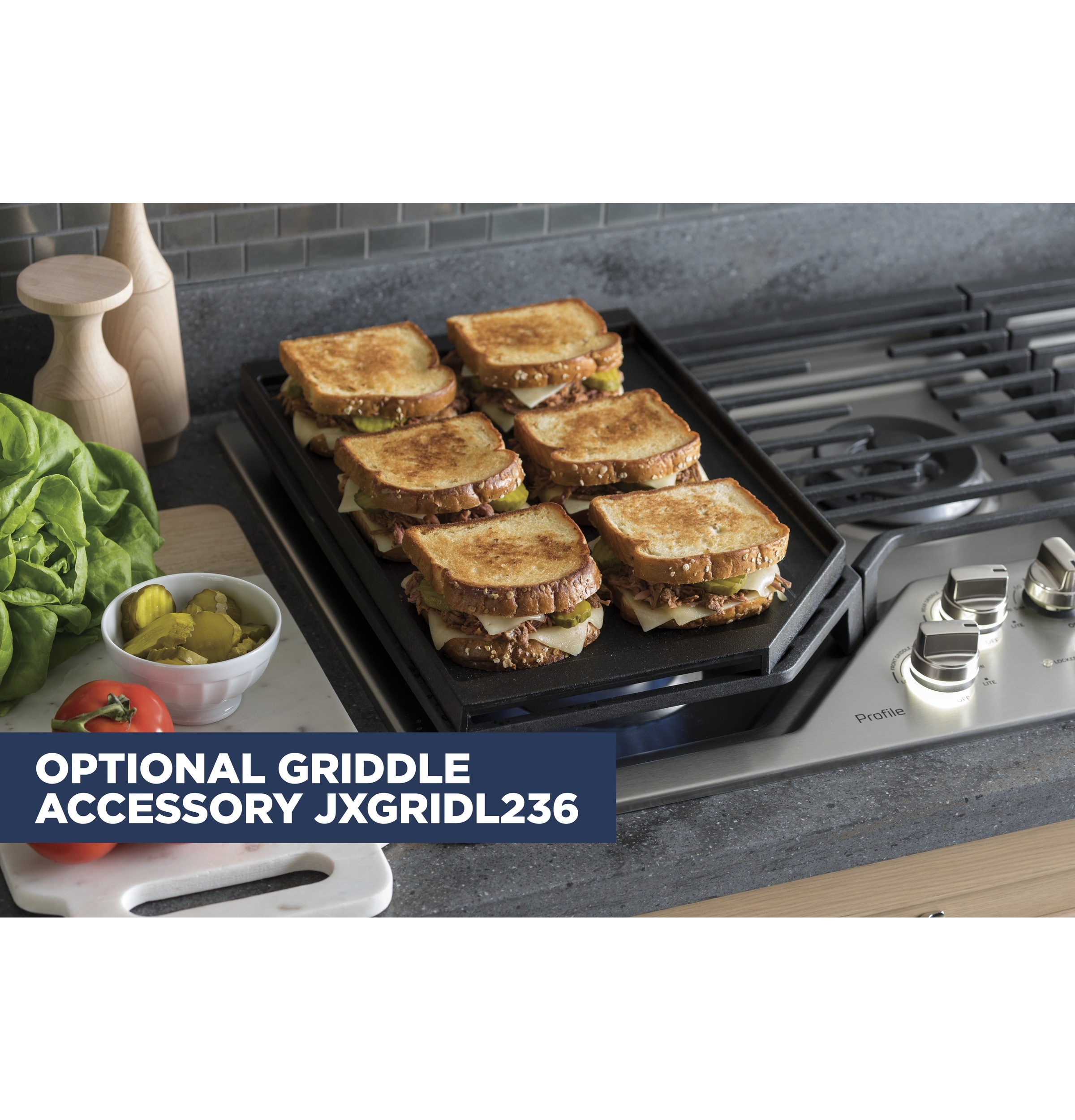 GE Cast Iron 36 in. Cooktop Griddle JXGRIDL236 - The Home Depot