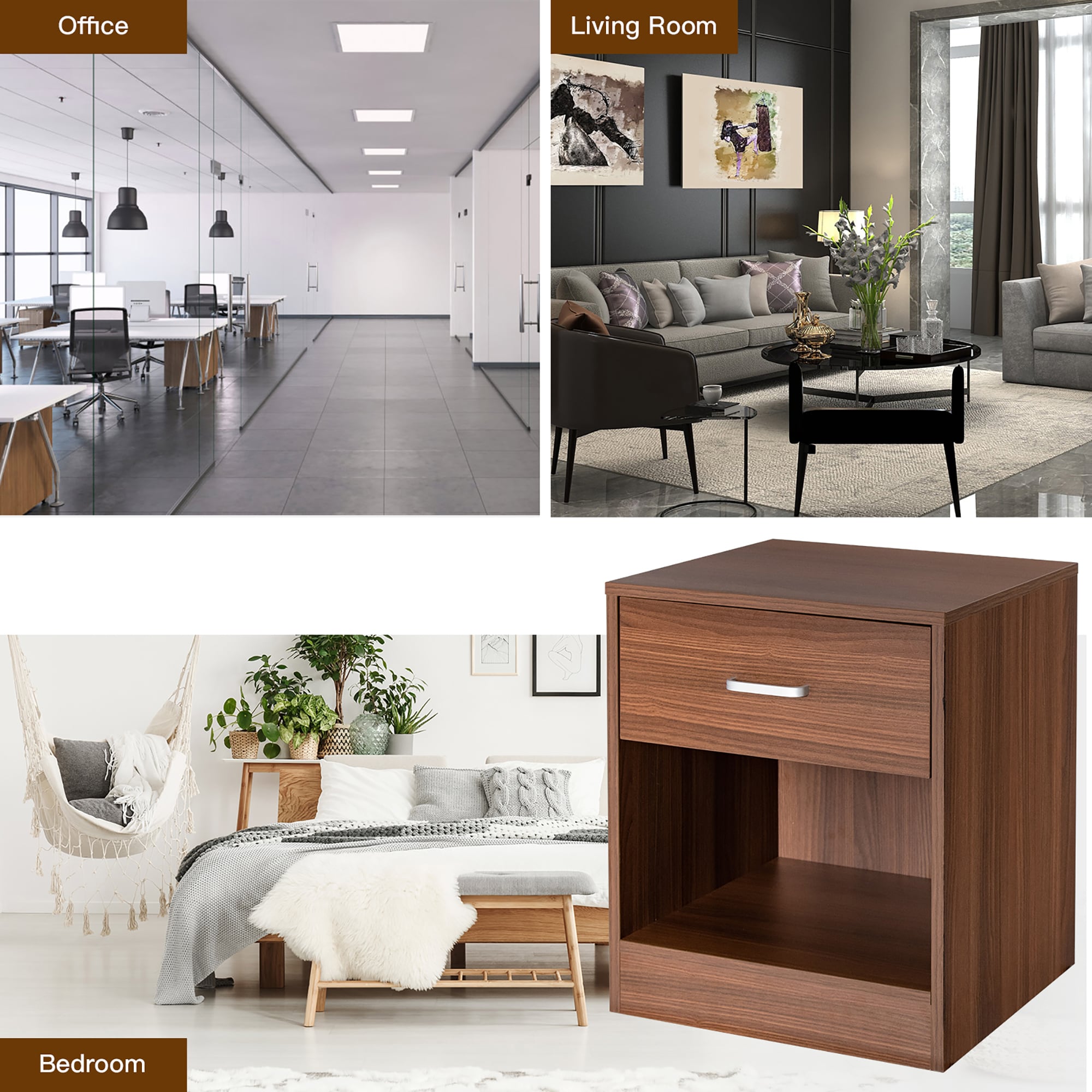 Costway SXL00072 nightstands - View #4