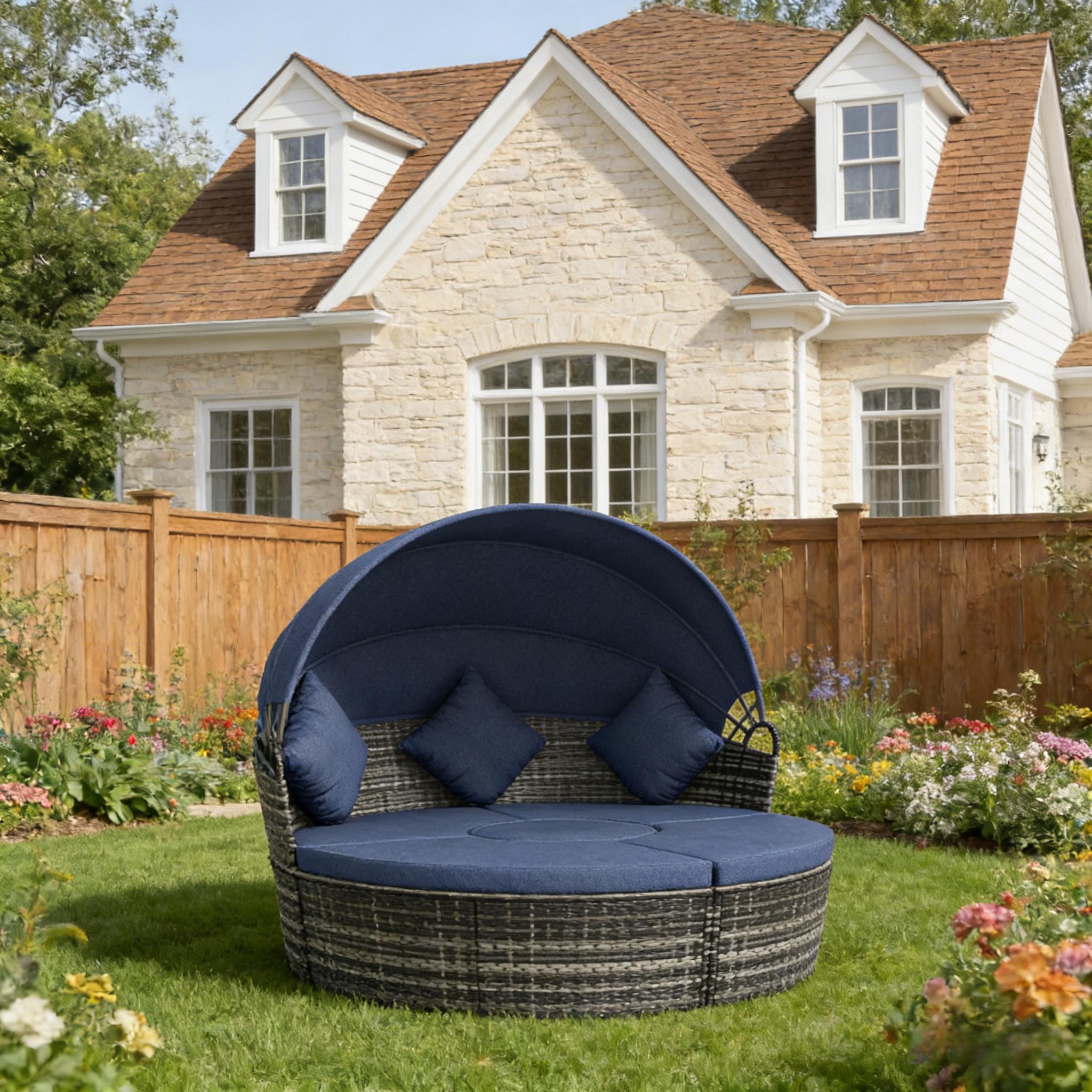 LUXEYARD DS-M-BAC05271 Patio-Sofas-Daybeds - View #6