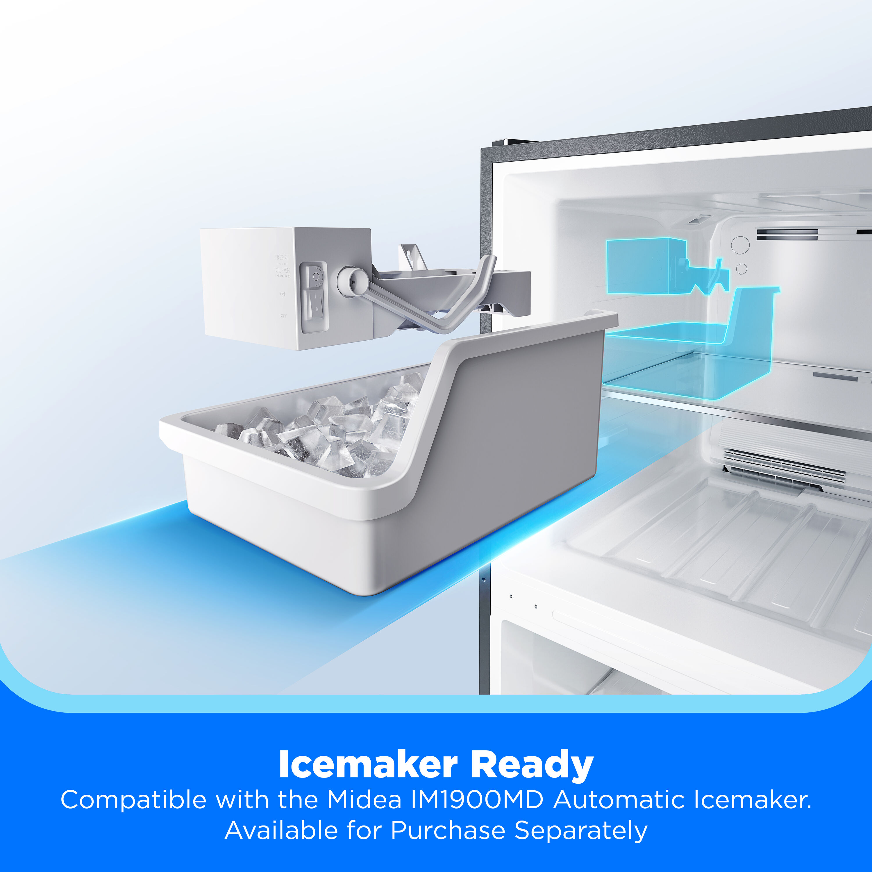 Midea MRT21D3BWW Top-Freezer-Refrigerators - View #7