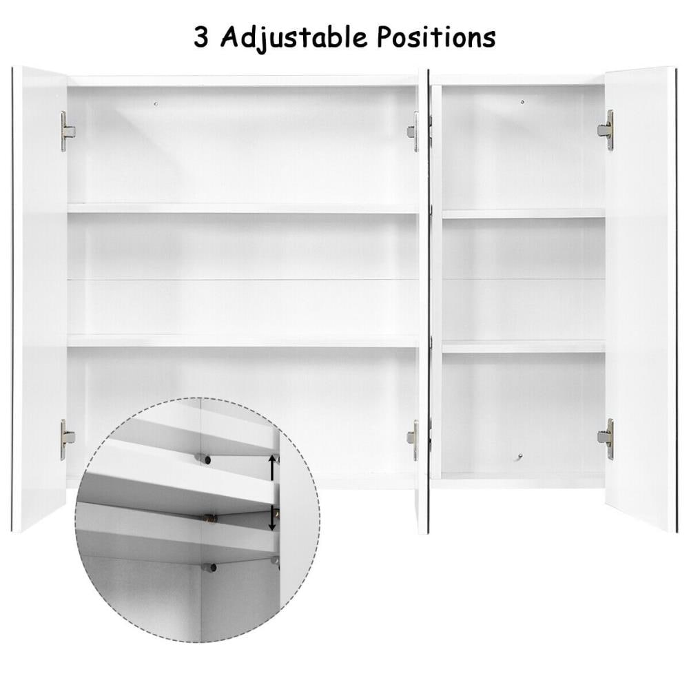 WELLFOR HW-HWY-65244WH Bathroom-Medicine-Cabinets - View #4