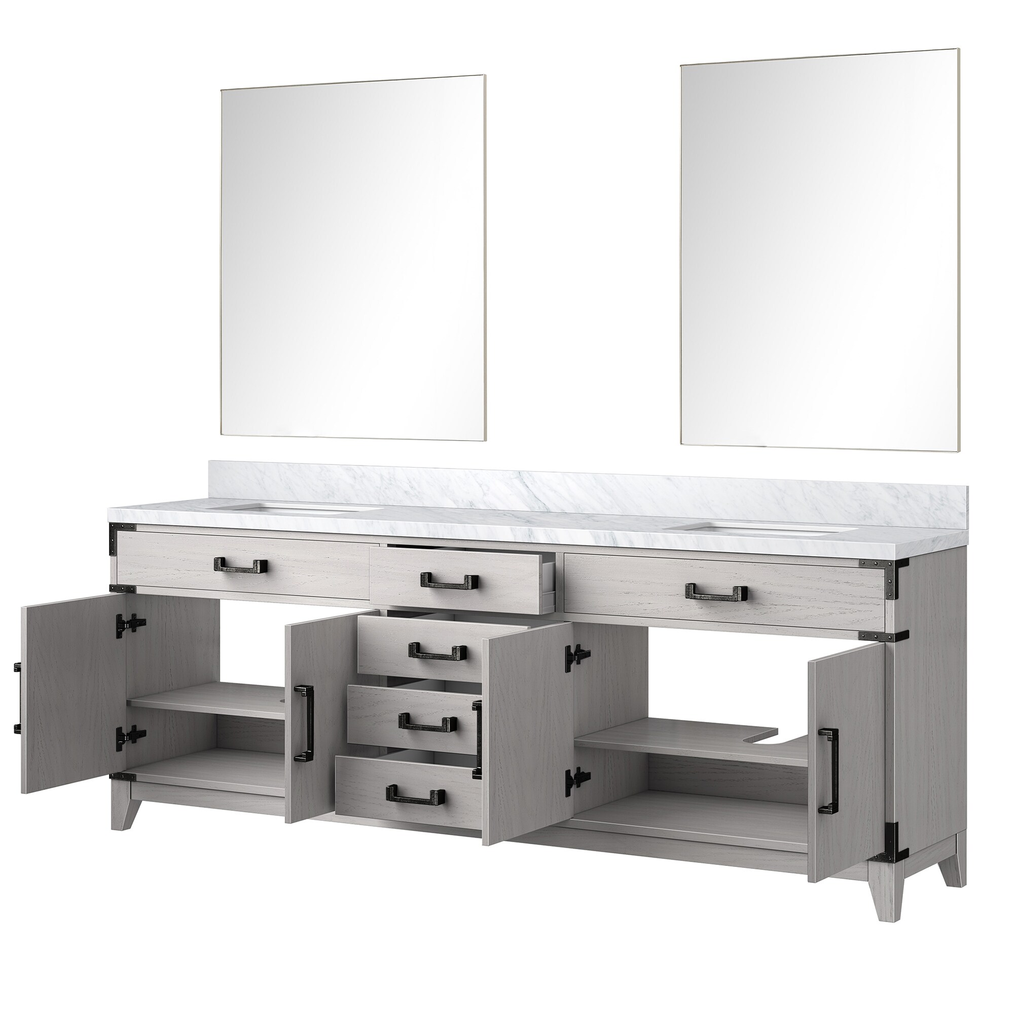 Lexora LVW84DM110 Bath-Vanity-Combo - View #3