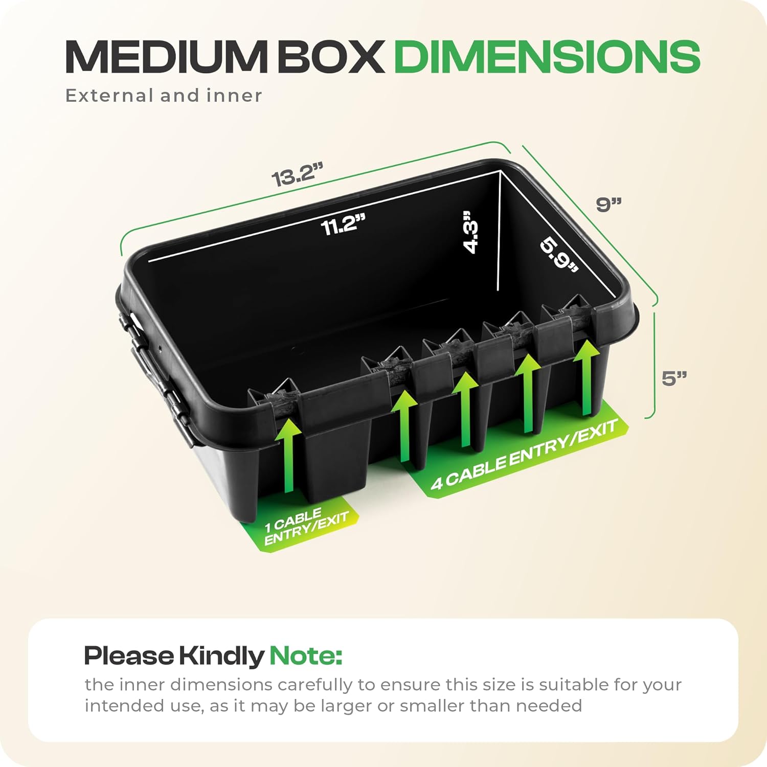 SOCKiTBOX SB BLACK MEDIUM Receptacle-Covers - View #3