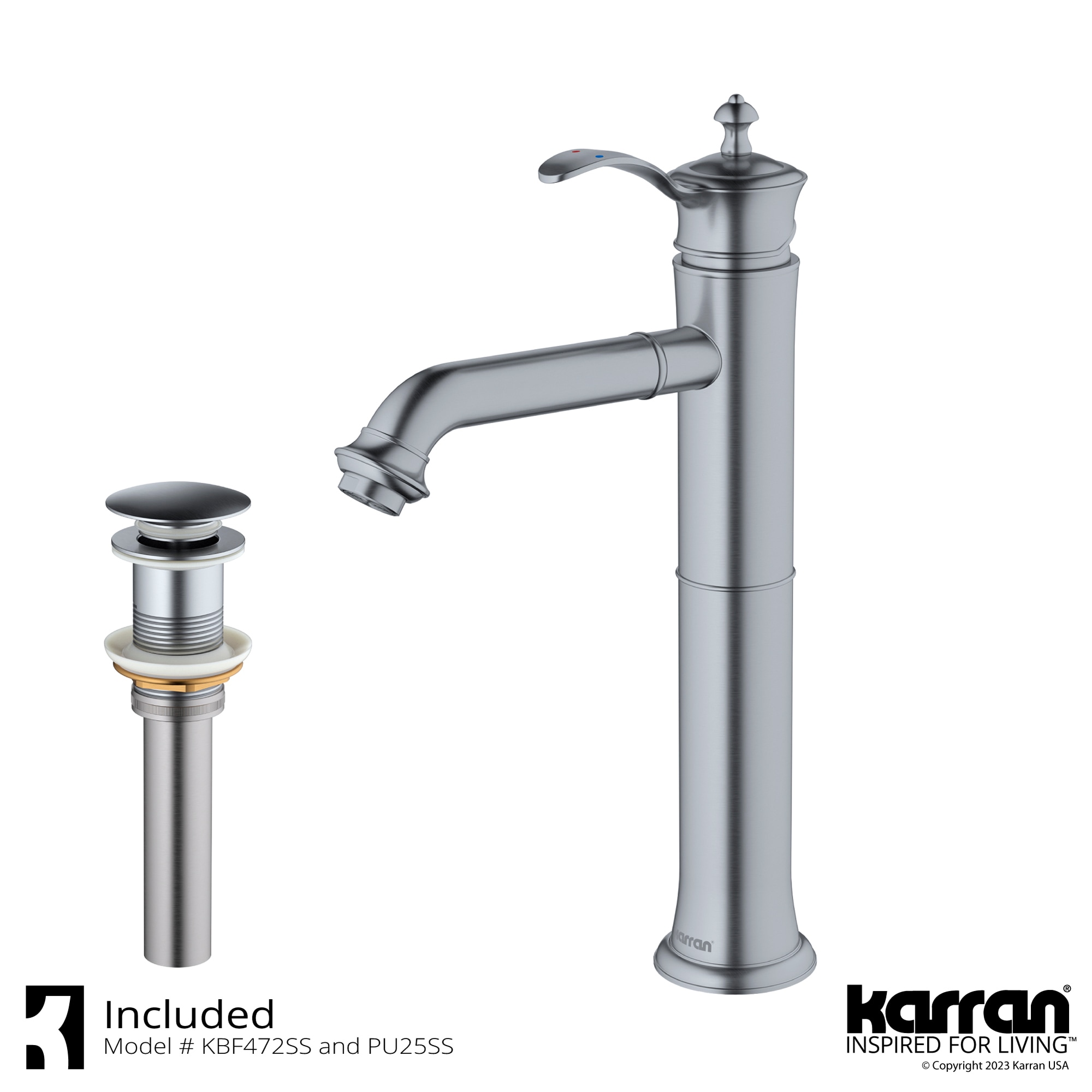 Karran KBF472SS Lavatory-Faucets - View #2