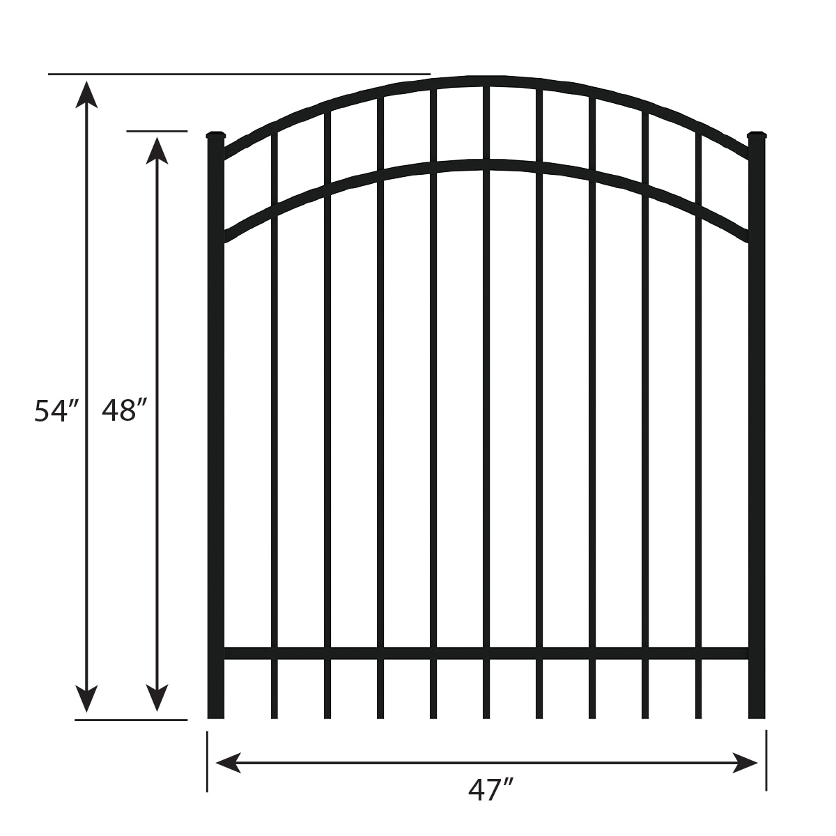 Ironcraft 833697 Fence-Gates - View #3