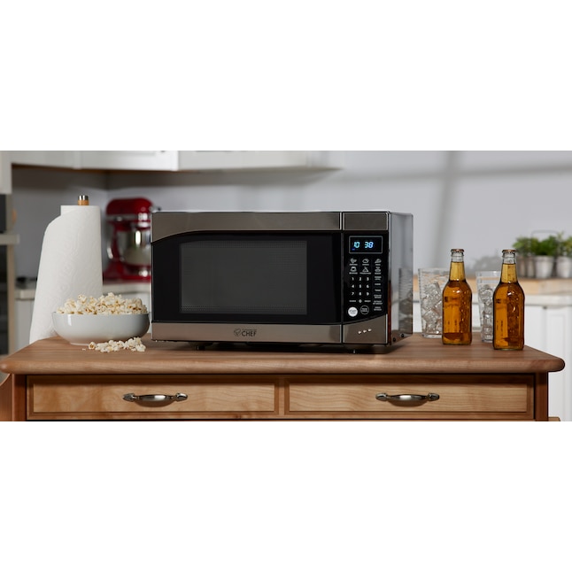 Commercial Chef CHM9MS COMMERCIAL CHEF Small Microwave 0.9 Cu. Ft