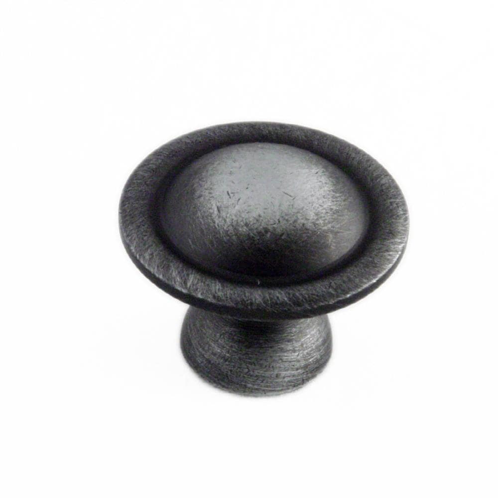 RK International CK 9303-DN Distressed nickel Round Transitional Cabinet Knob