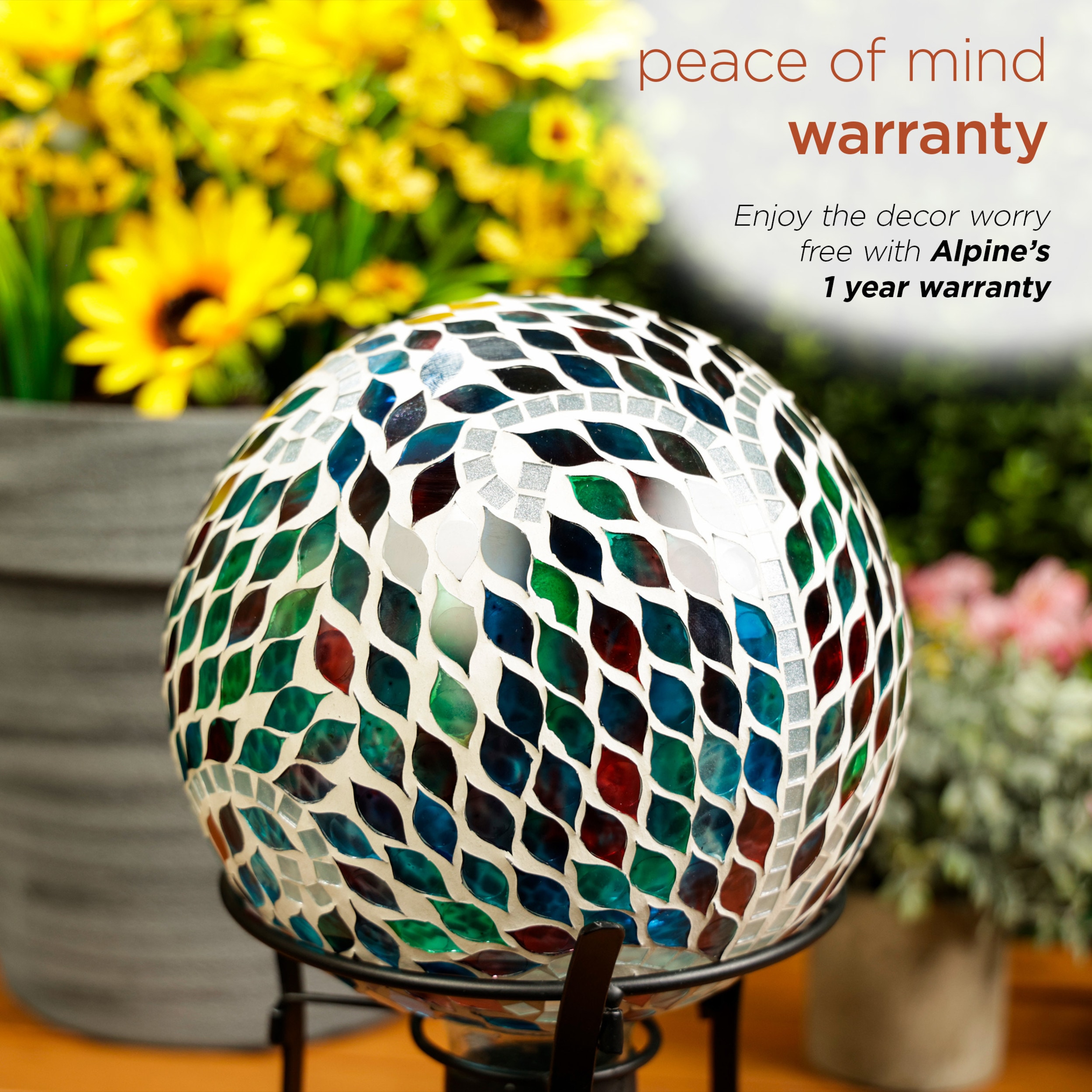 Alpine Corporation HGY287A Gazing-Ball-Stand - View #7