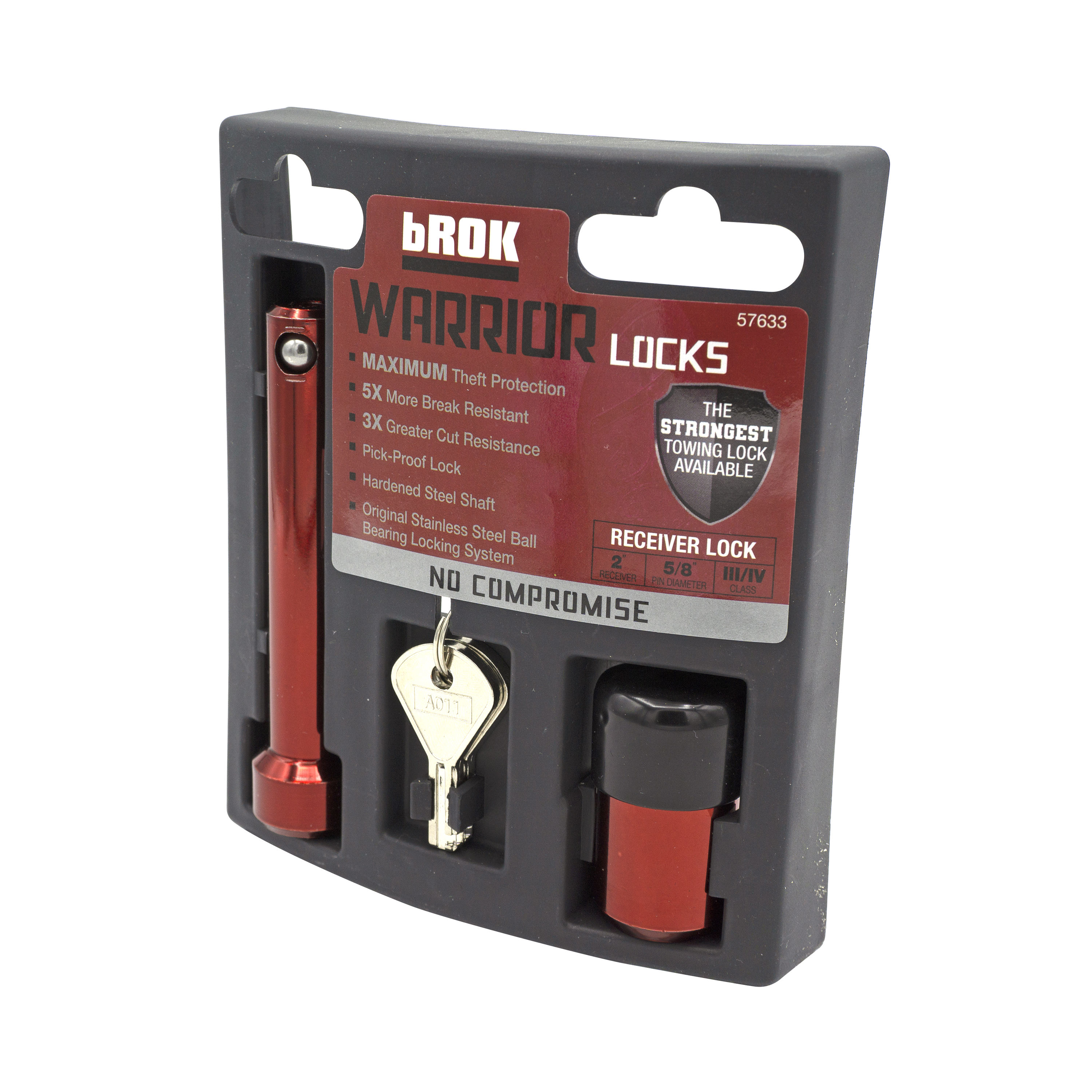 bROK Lock Warrior Dogbone 5/8-in Diameter Class III/IV in the Trailer ...