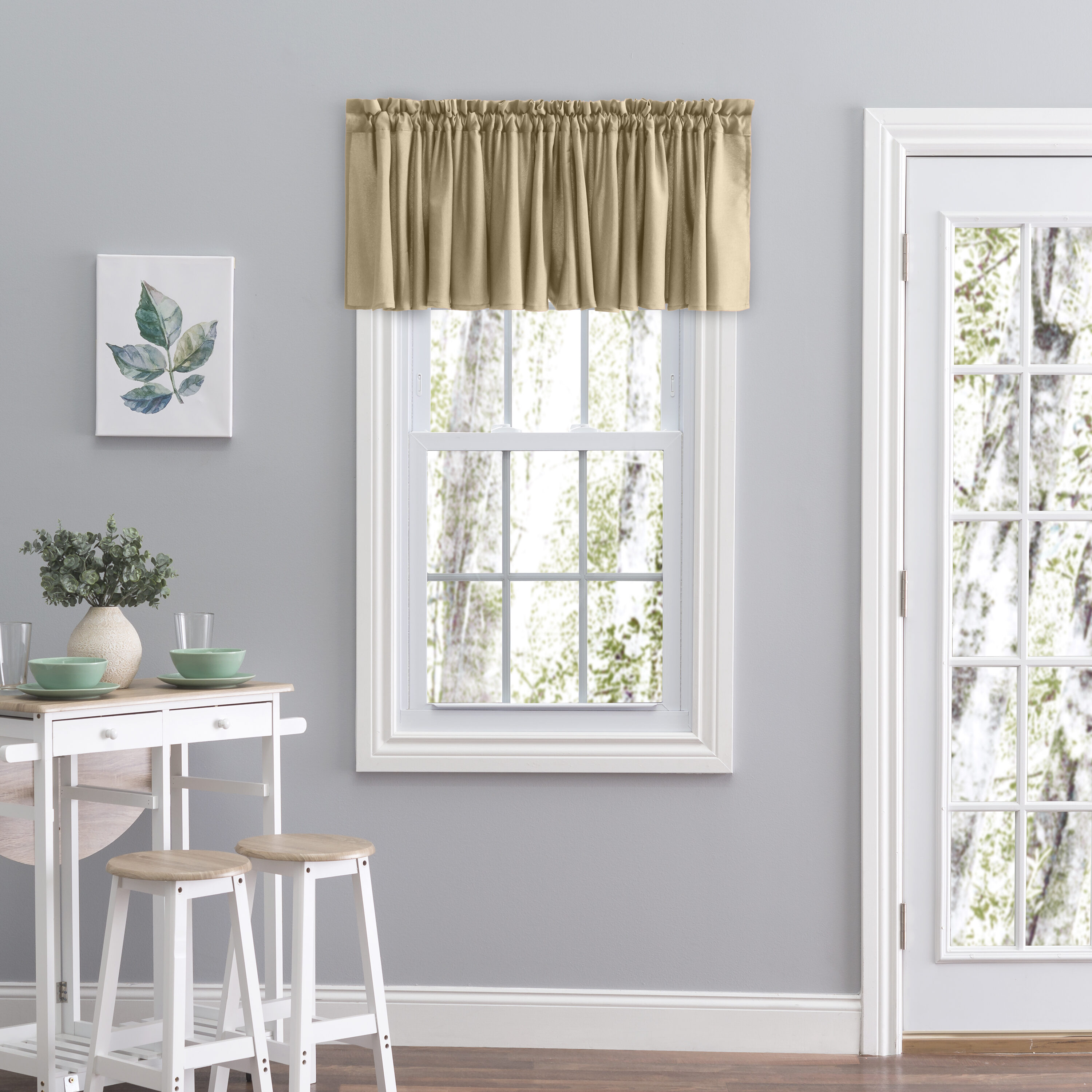 Ricardo Trading 03800-76-015-05 15-Inches Harvest Light filtering Rod pocket Single curtain panel