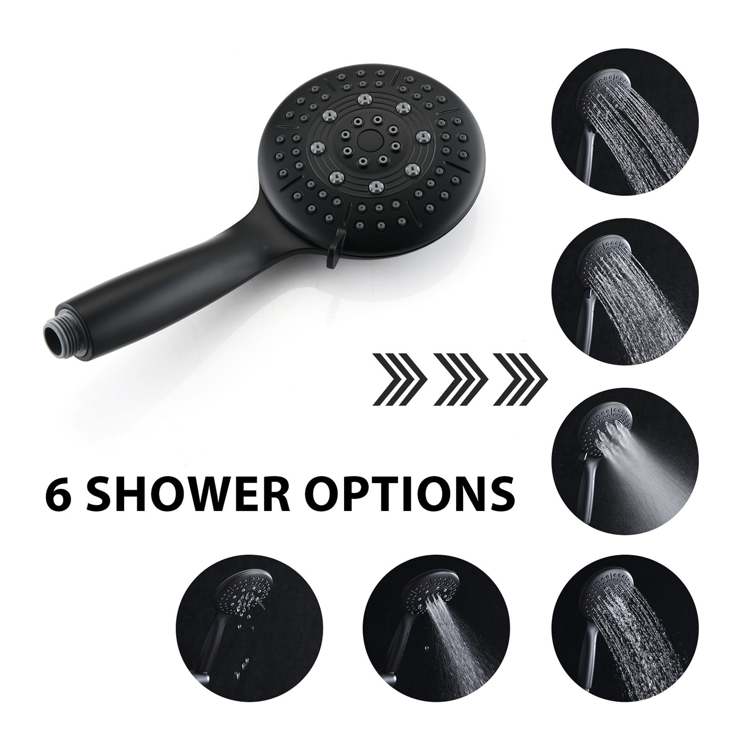 Mondawe MDRB-002MB Showerhead-Bar-Panels - View #4