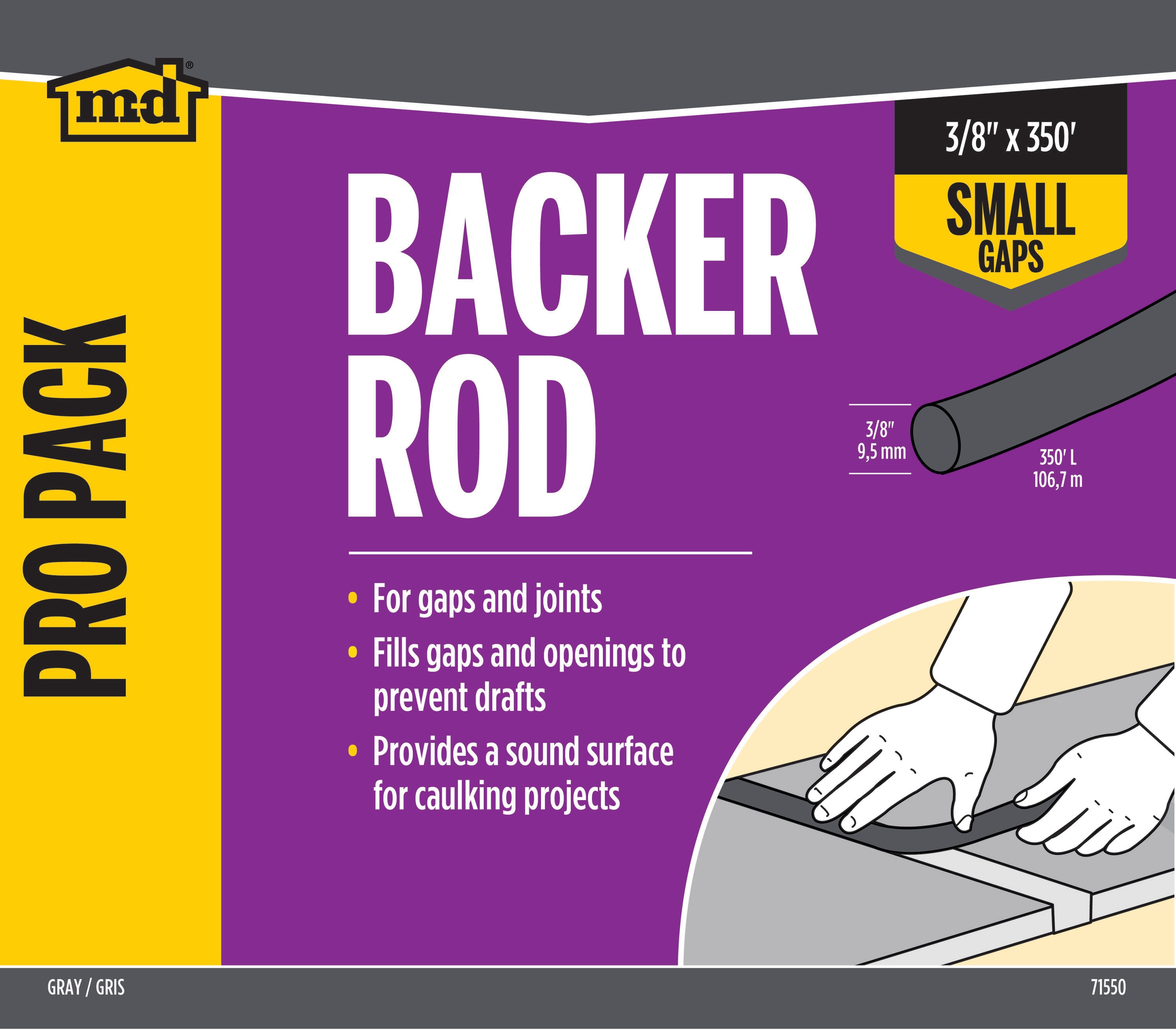 M-D 71550 Backer-Rods - View #10