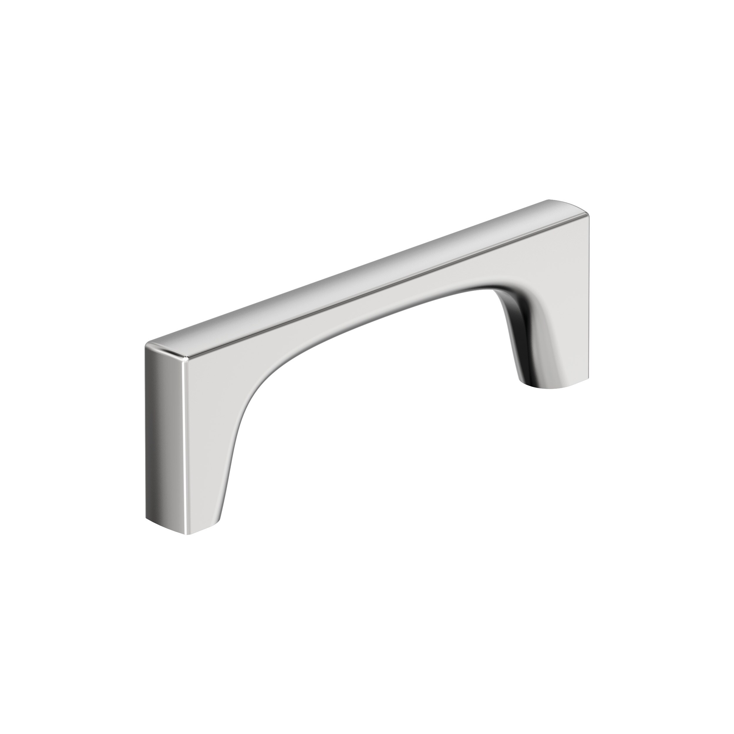 Amerock BP3742326 Merced 3-3/4-in , 96mm Center to Center Polished Chrome Rectangular Bar