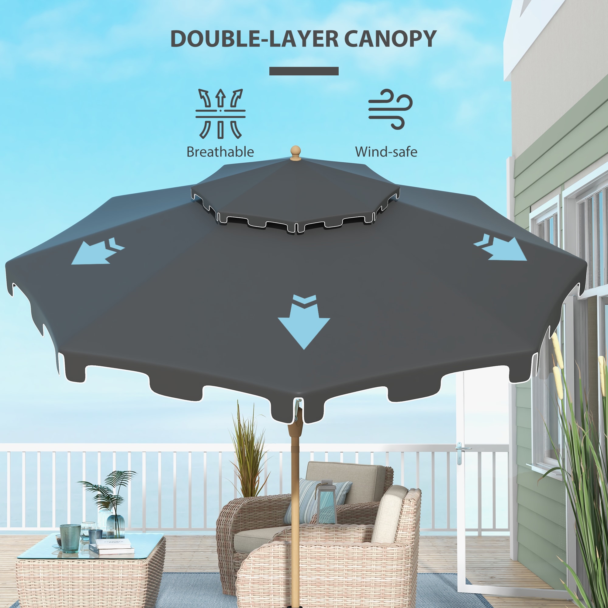 ToolCat BZ2-89-PW Umbrellas-2 - View #4