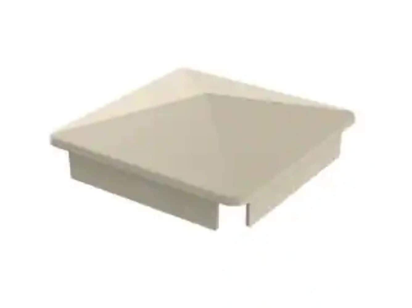 Capital Railing VA5PCINTT 5-Inches W x 5-Inches L Tan Vinyl Vinyl fence Post cap - Fits Common Post Measurement: 5-in x 5-in