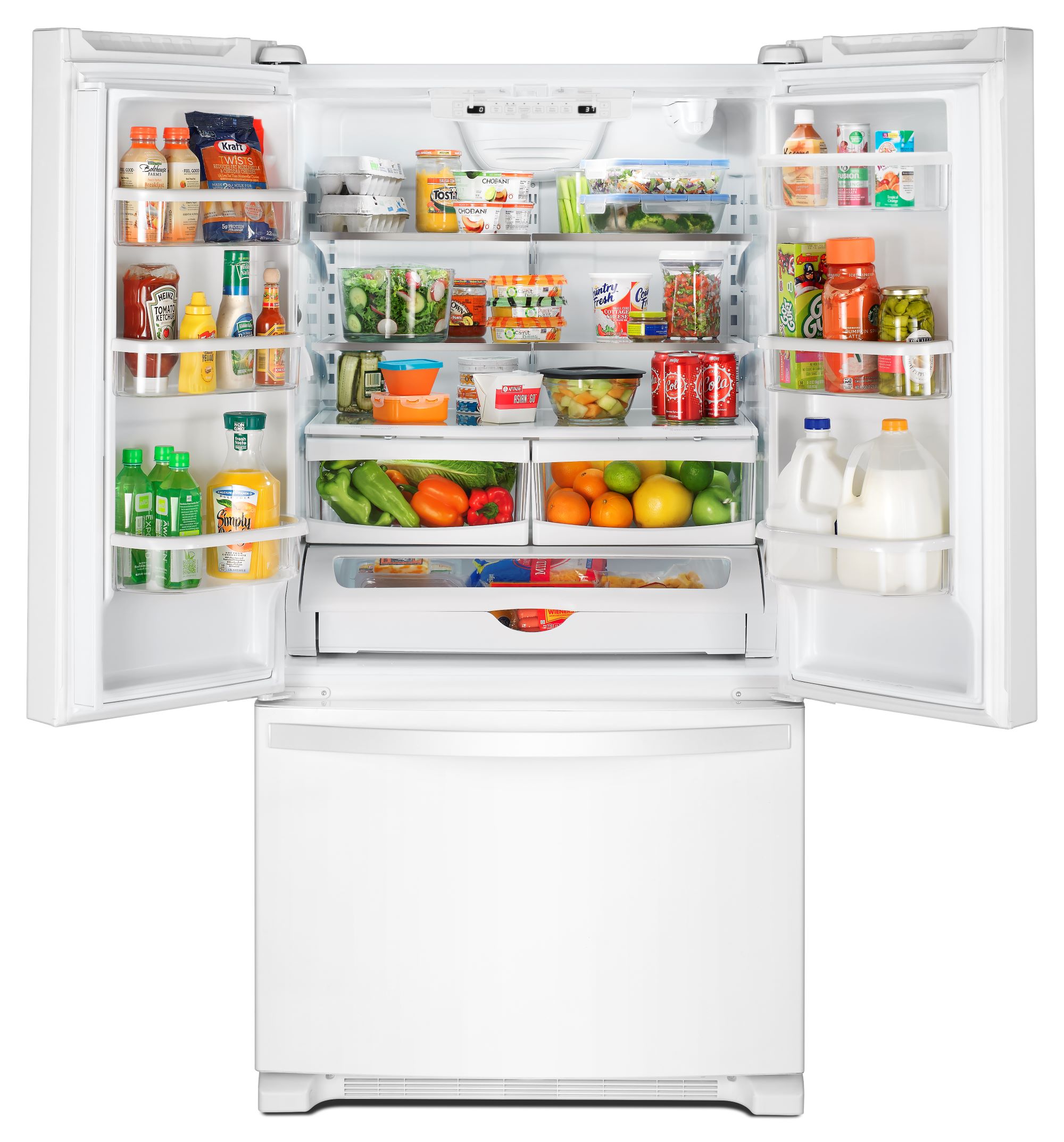 Whirlpool WRFF5333PW French-Door-Refrigerators - View #3