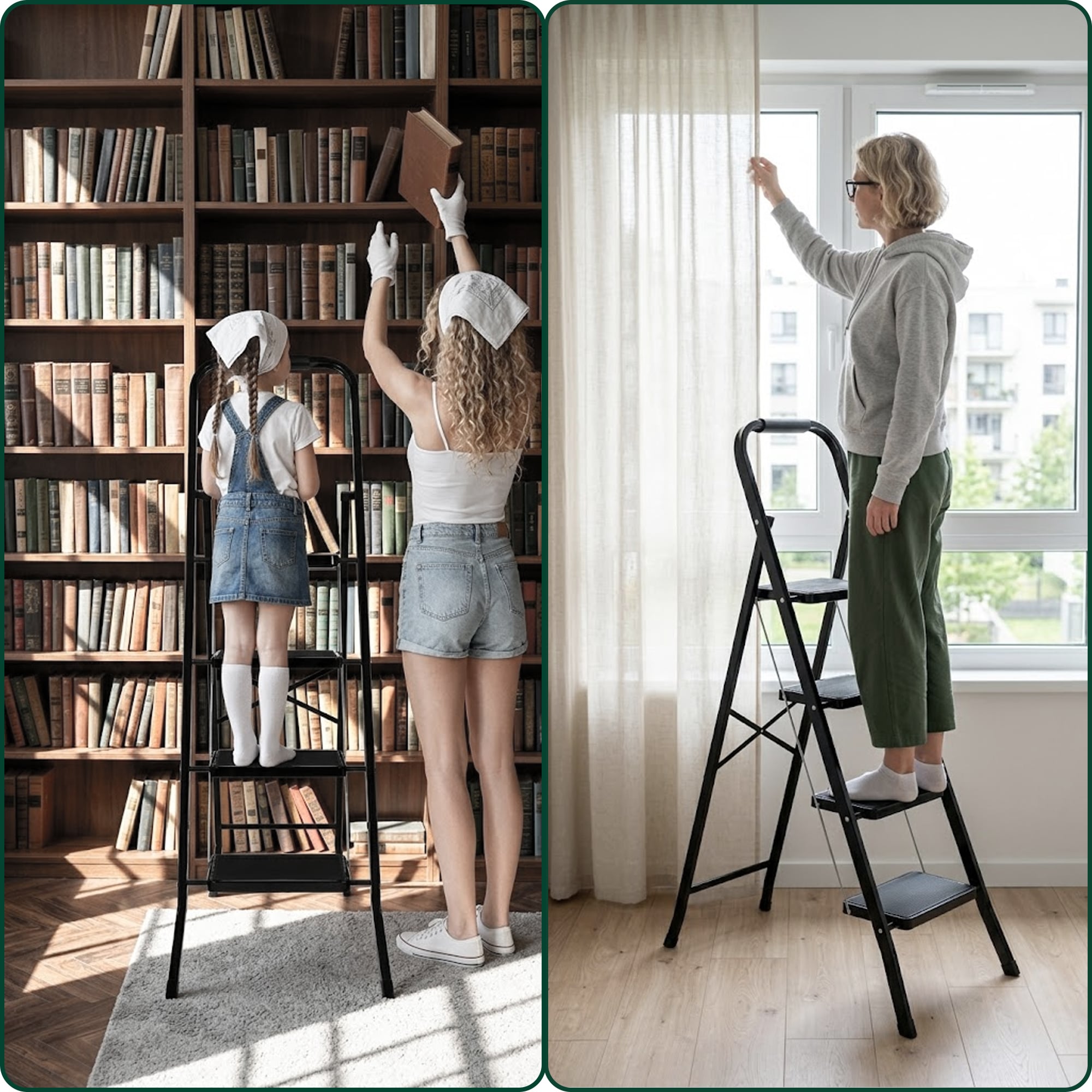 Huluwat T-F1-T4B Step-Ladders - View #10