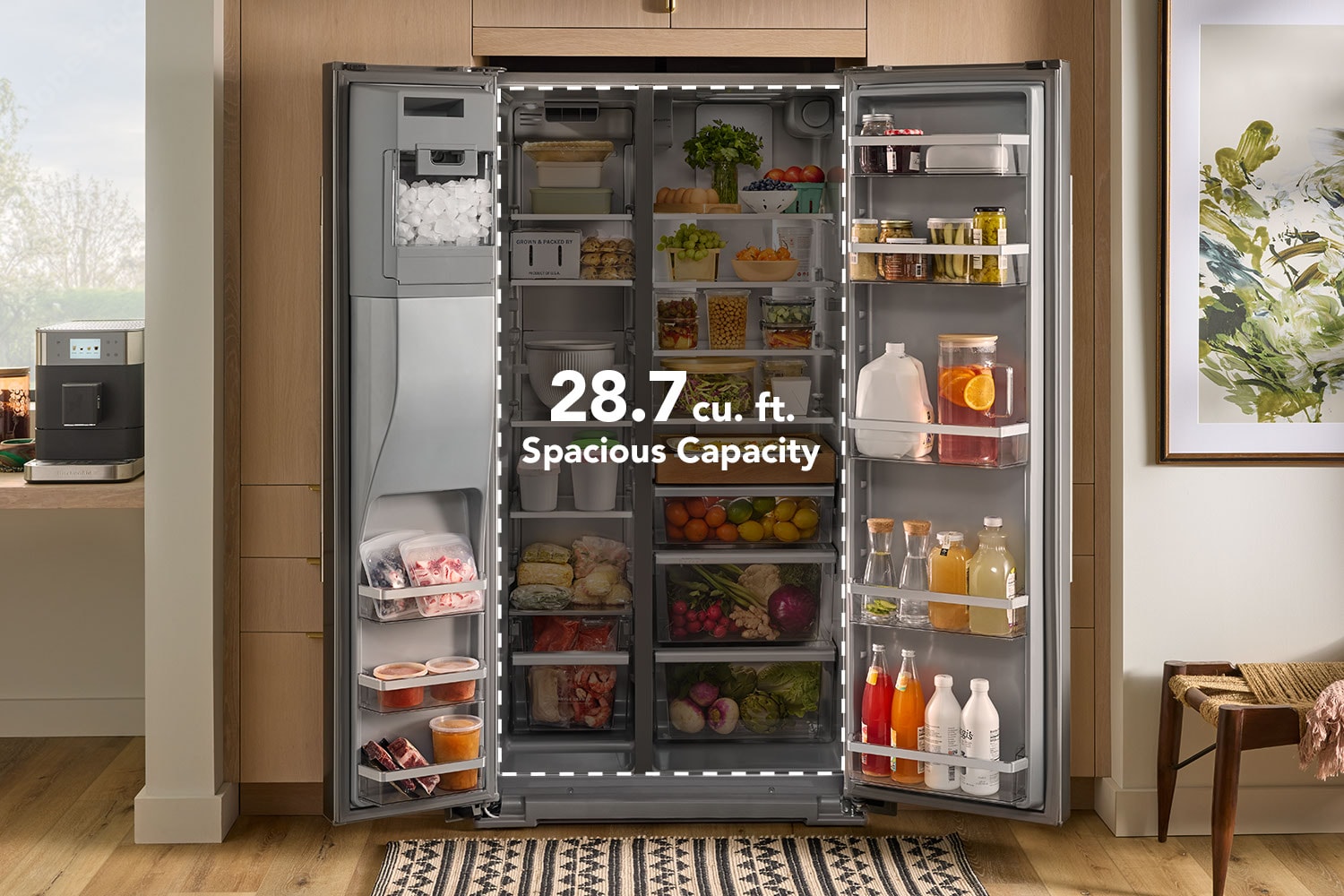 KitchenAid KRSF536RPS Side-By-Side - View #8